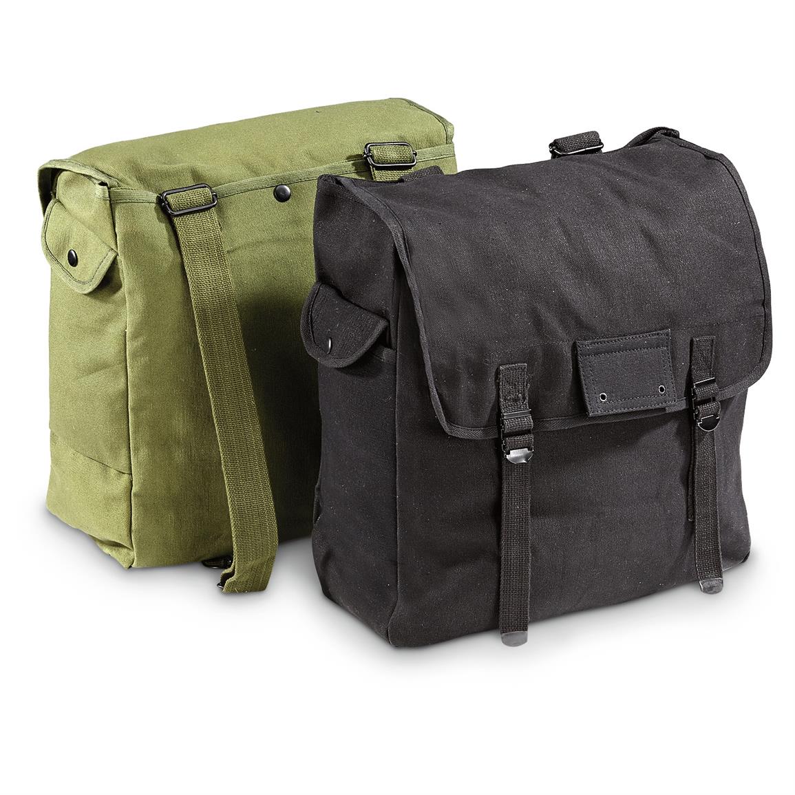 Military-style Canvas Mussette Bag - 652996, Military Style Backpacks & Bags at Sportsman&#39;s Guide
