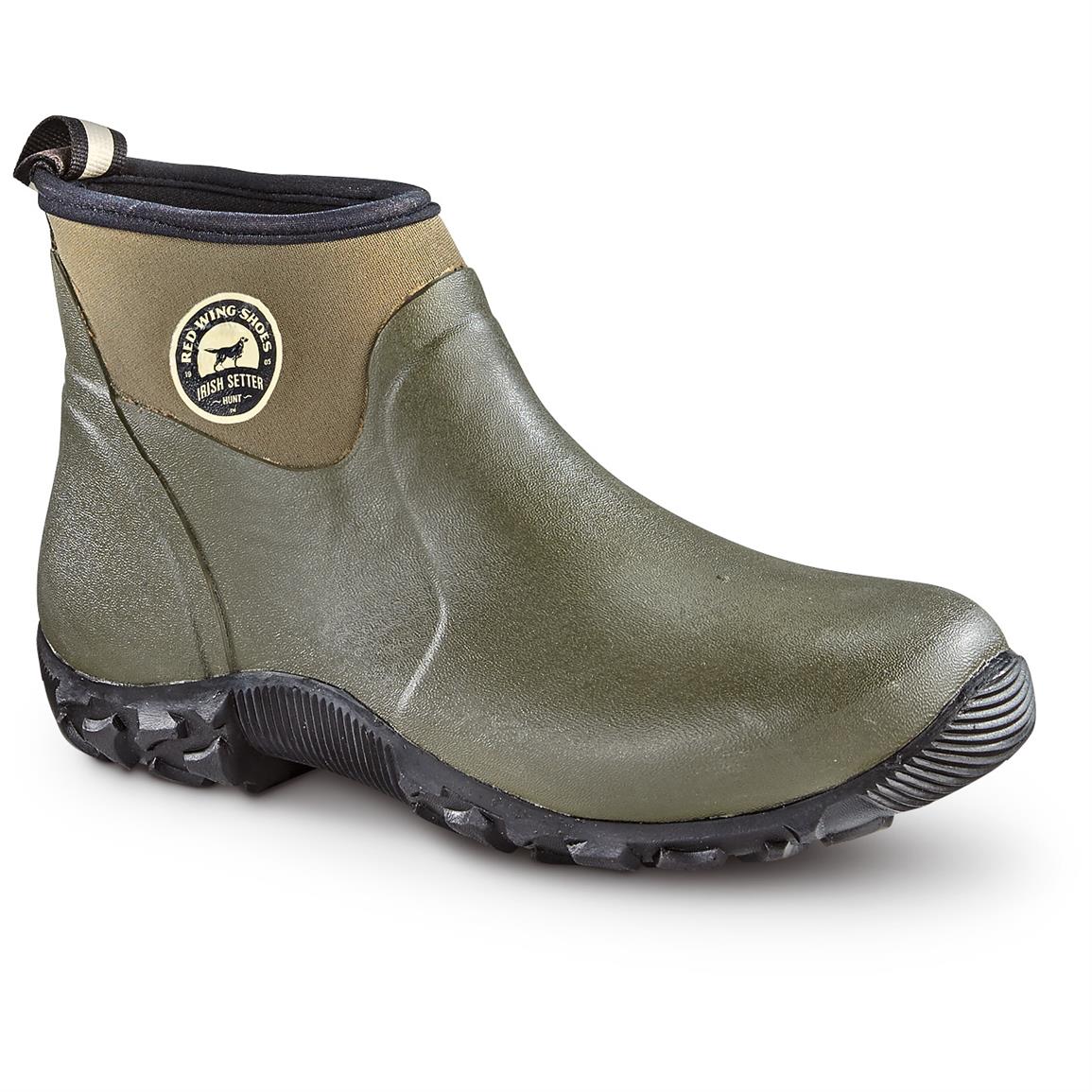 mens slip on rubber boots
