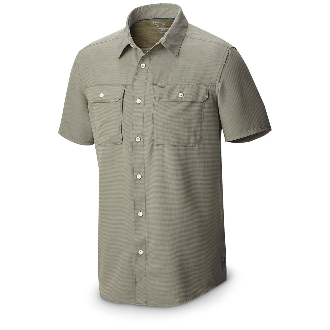 Mountain Hardwear Men's Canyon UPF Short Sleeve Shirt - 653672, Shirts ...