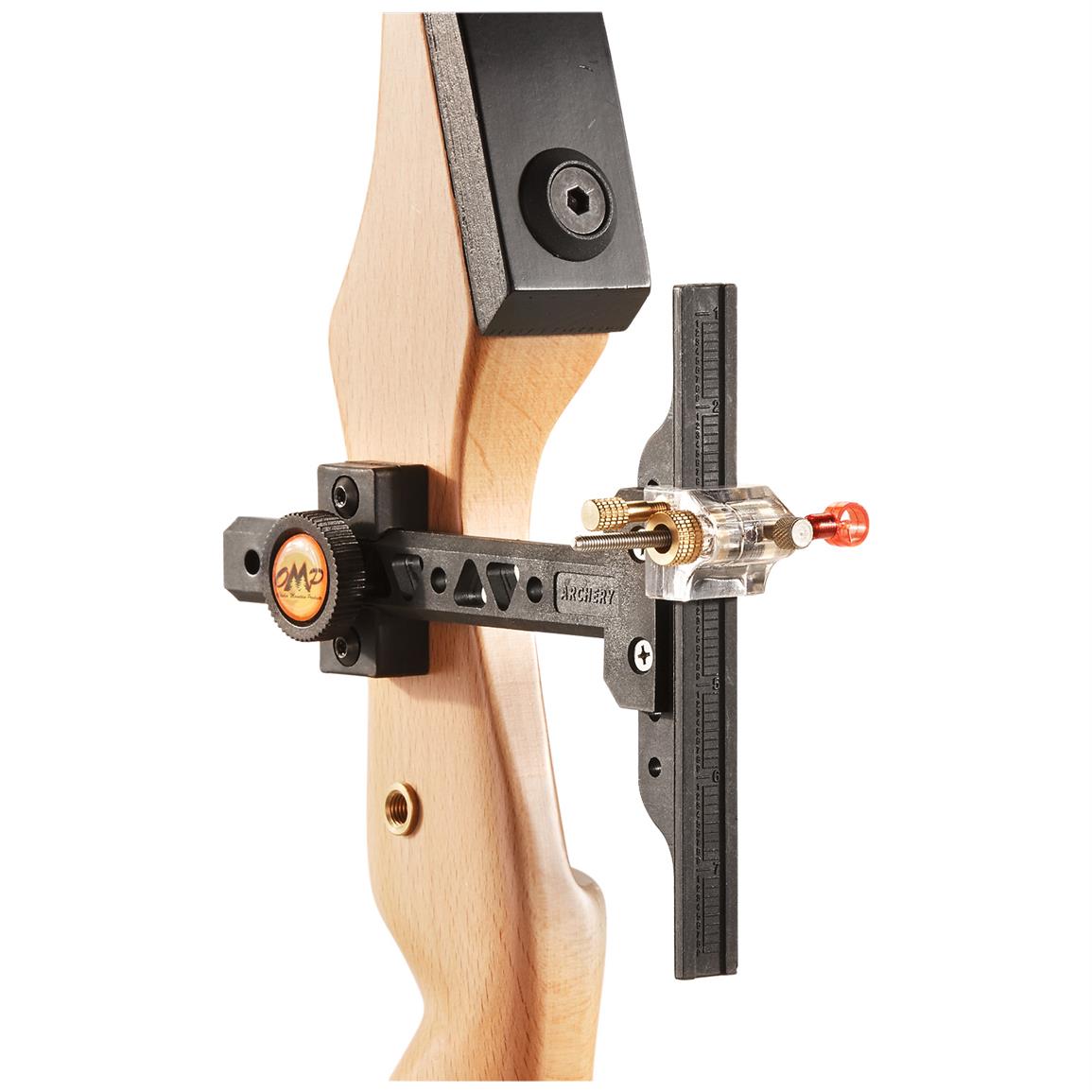 Archery Sights 9 inch Recurve Bow Sight Ambidextrous Aluminum Quick Adjustment 