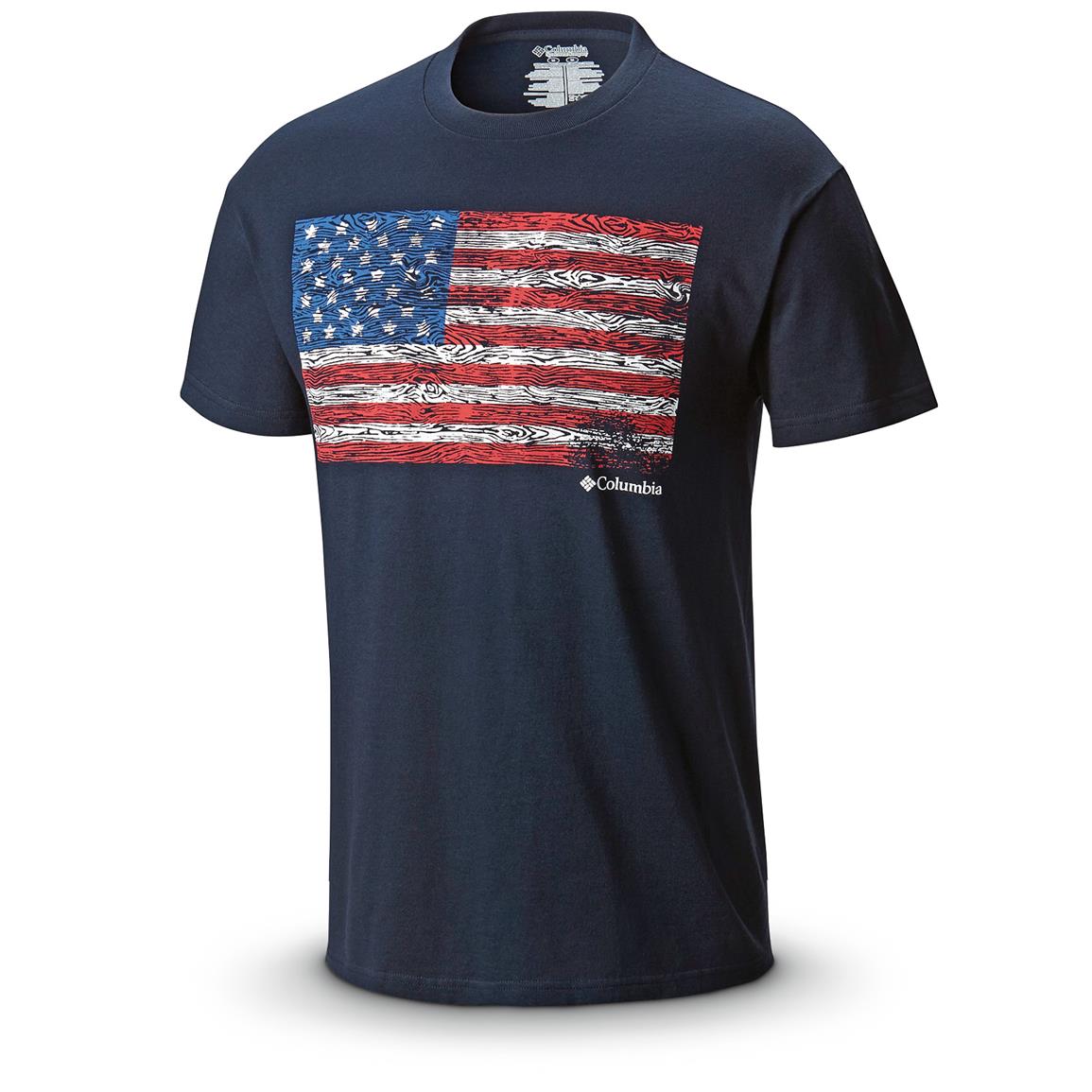 Columbia Men's CSC Tree Flag T-Shirt - 653769, T-Shirts at Sportsman's ...