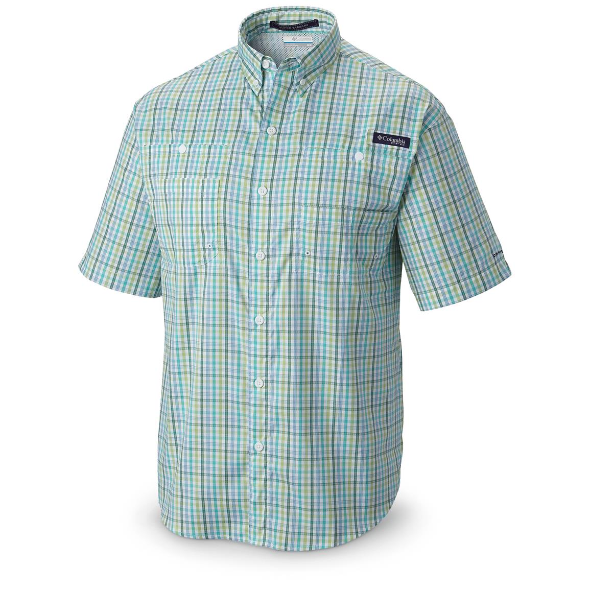 Columbia Men's PFG Super Tamiami Short-Sleeve Shirt - 653778, Shirts ...