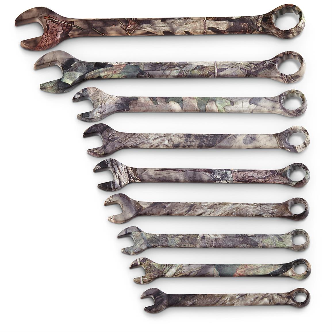 Combination Wrench Set, Camo, 9-Pc. - 654043, Hand Tools & Tool Sets at ...