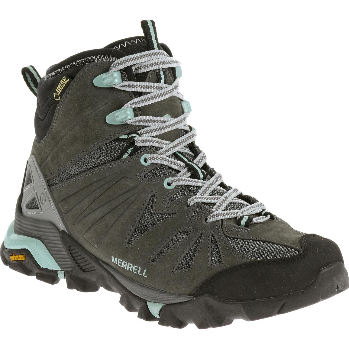 Women's Merrell Capra Hiking Boots, Waterproof, Mid - 654152, Hiking ...