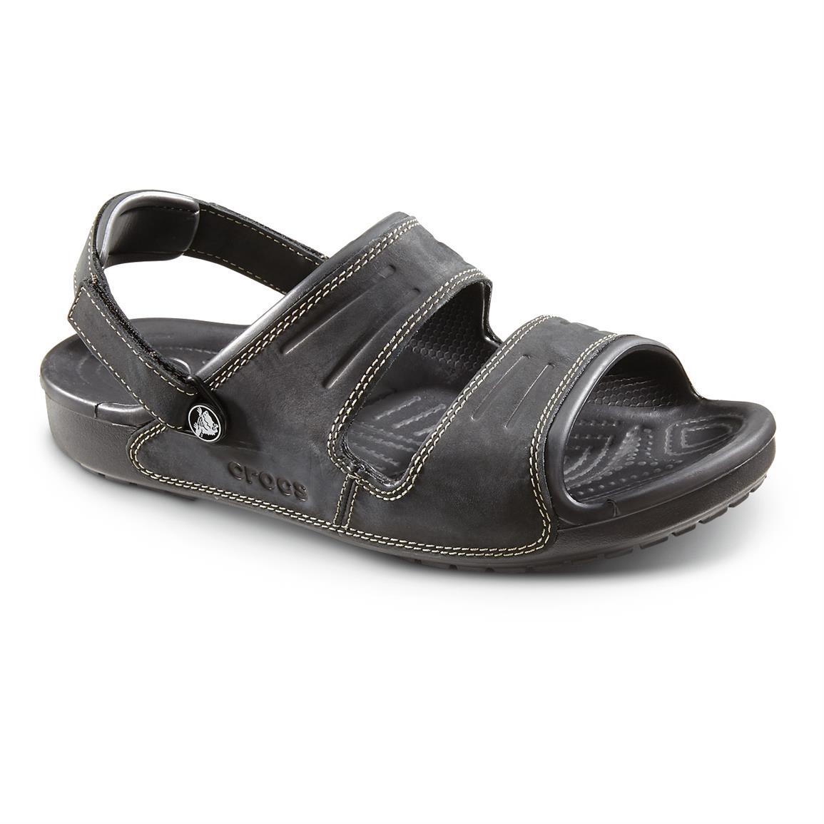 crocs 2 strap sandals
