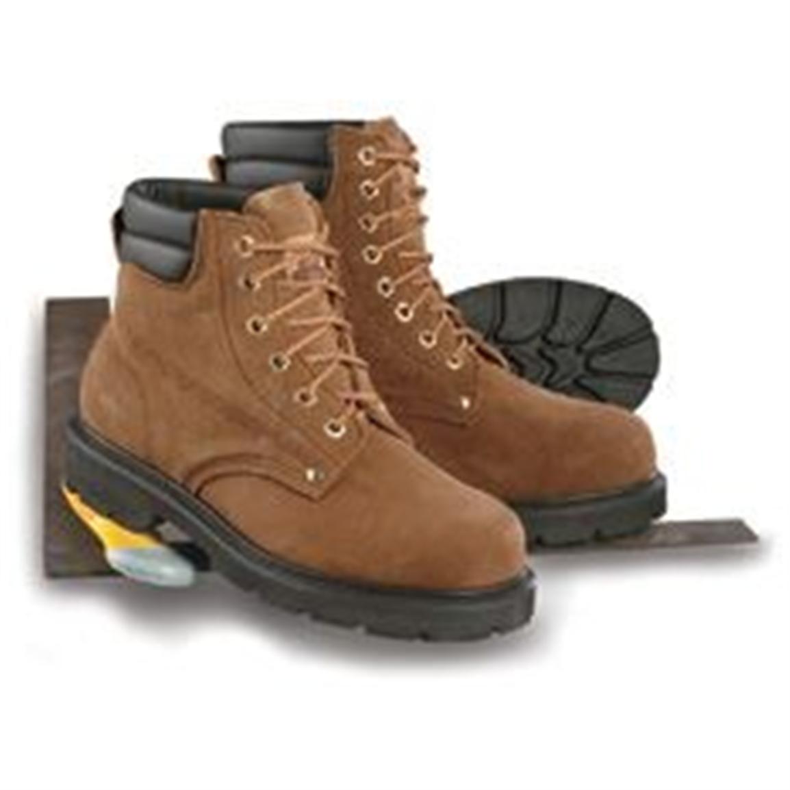 Non Steel Toe Work Boot, Brown - 65461 