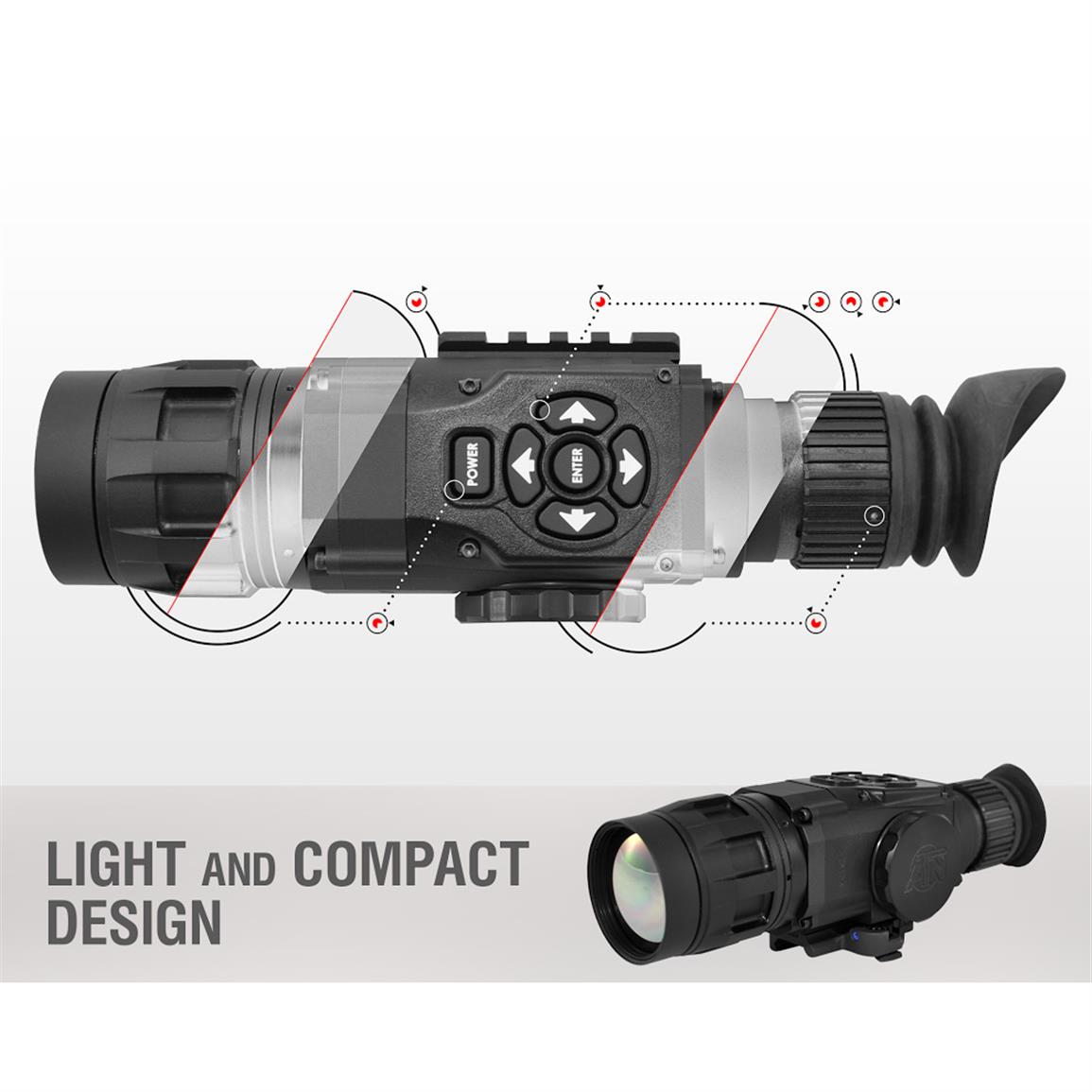 ATN Thor 336 4-16X Thermal Rifle Scope - 654935, Thermal Imaging At ...