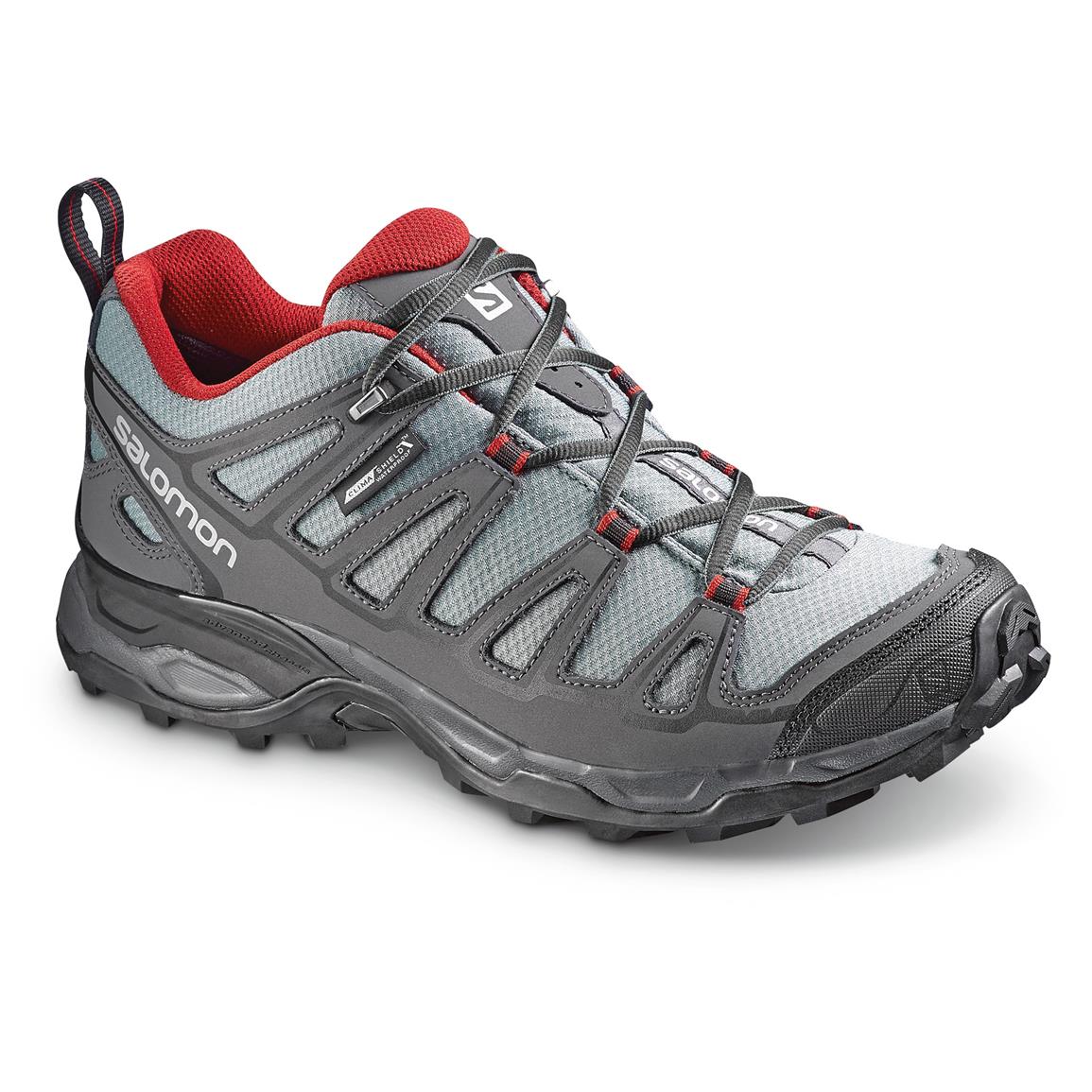 Salomon Men's X Ultra Prime CS Waterproof Hiking Shoes, Pearl Grey ...