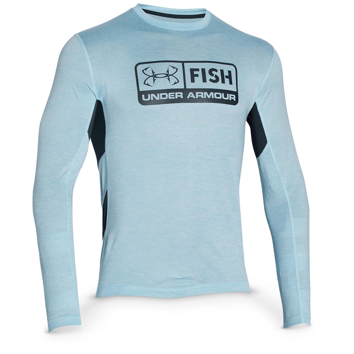 Under Armour Men's Fish/Tech Long Sleeve T-Shirt - 655758, Shirts & Polos  at Sportsman's Guide