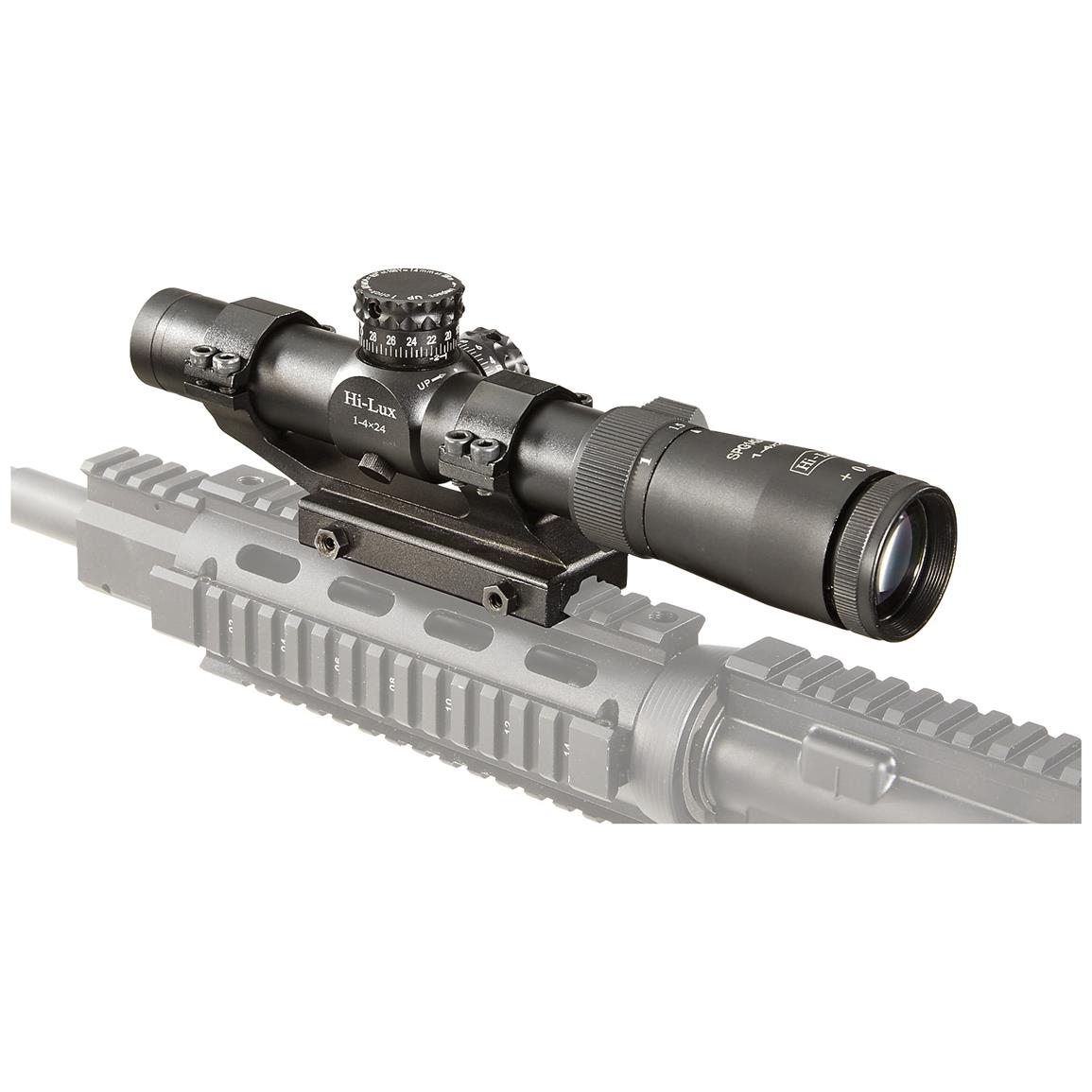 Leatherwood 1-4x24mm Scope, Nitrogen Purged - 657164, Rifle Scopes and ...