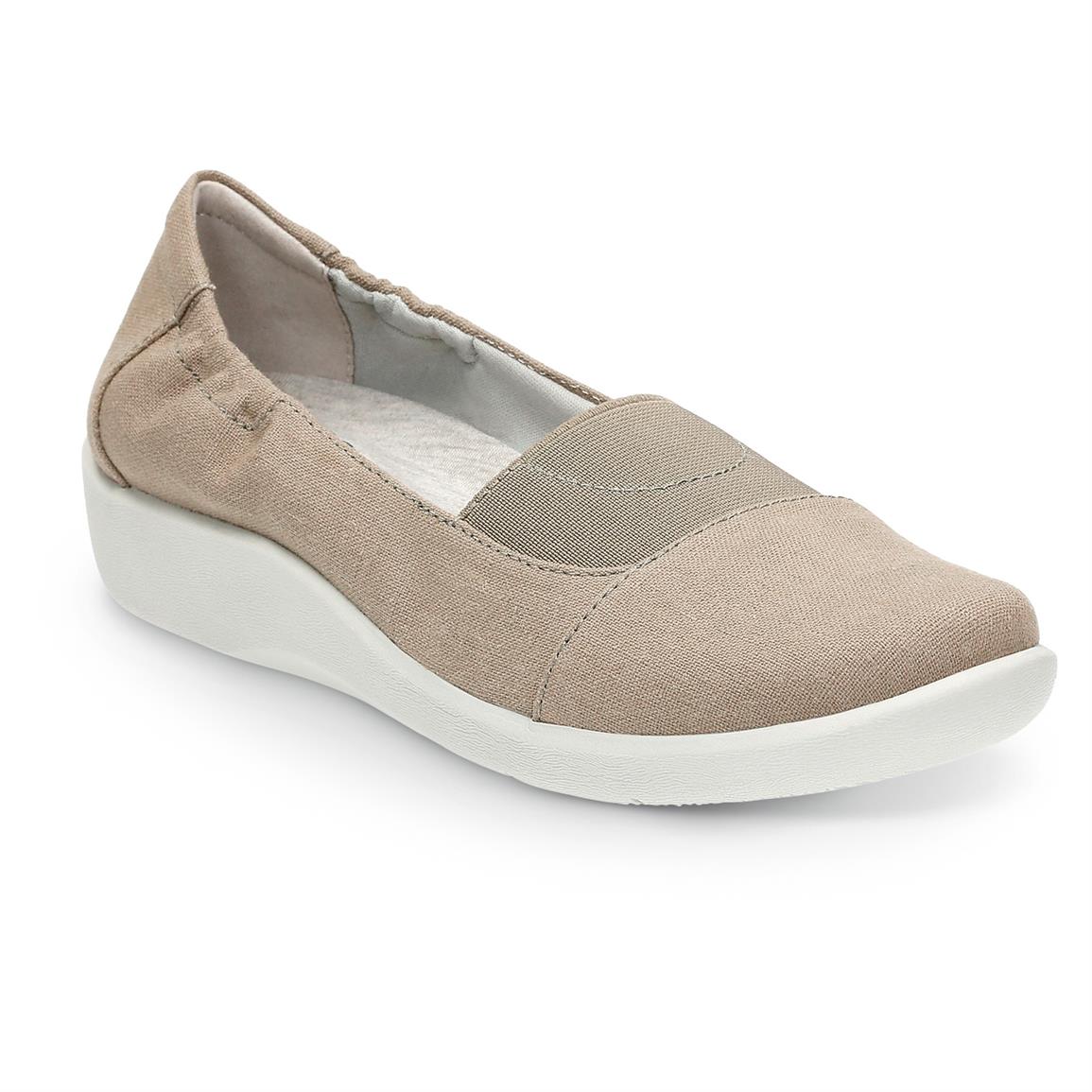 Clarks Women's Sillian Sune Slip-On Shoes - 657303, Casual Shoes at ...