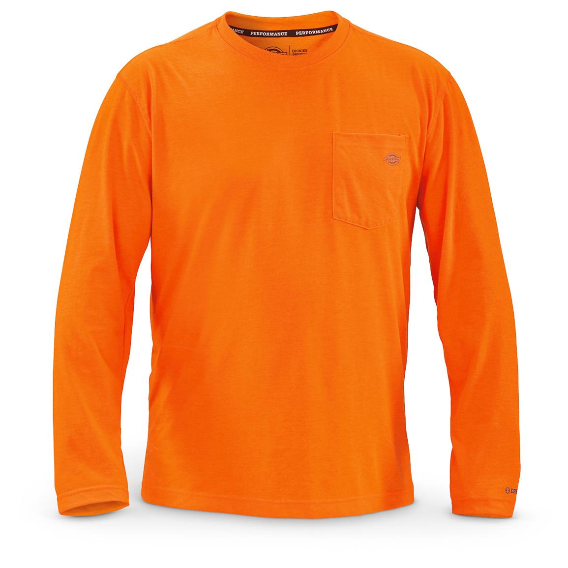 Dickies Men's Long-sleeved Drirelease Tee, Sweat-wicking - 657350 ...