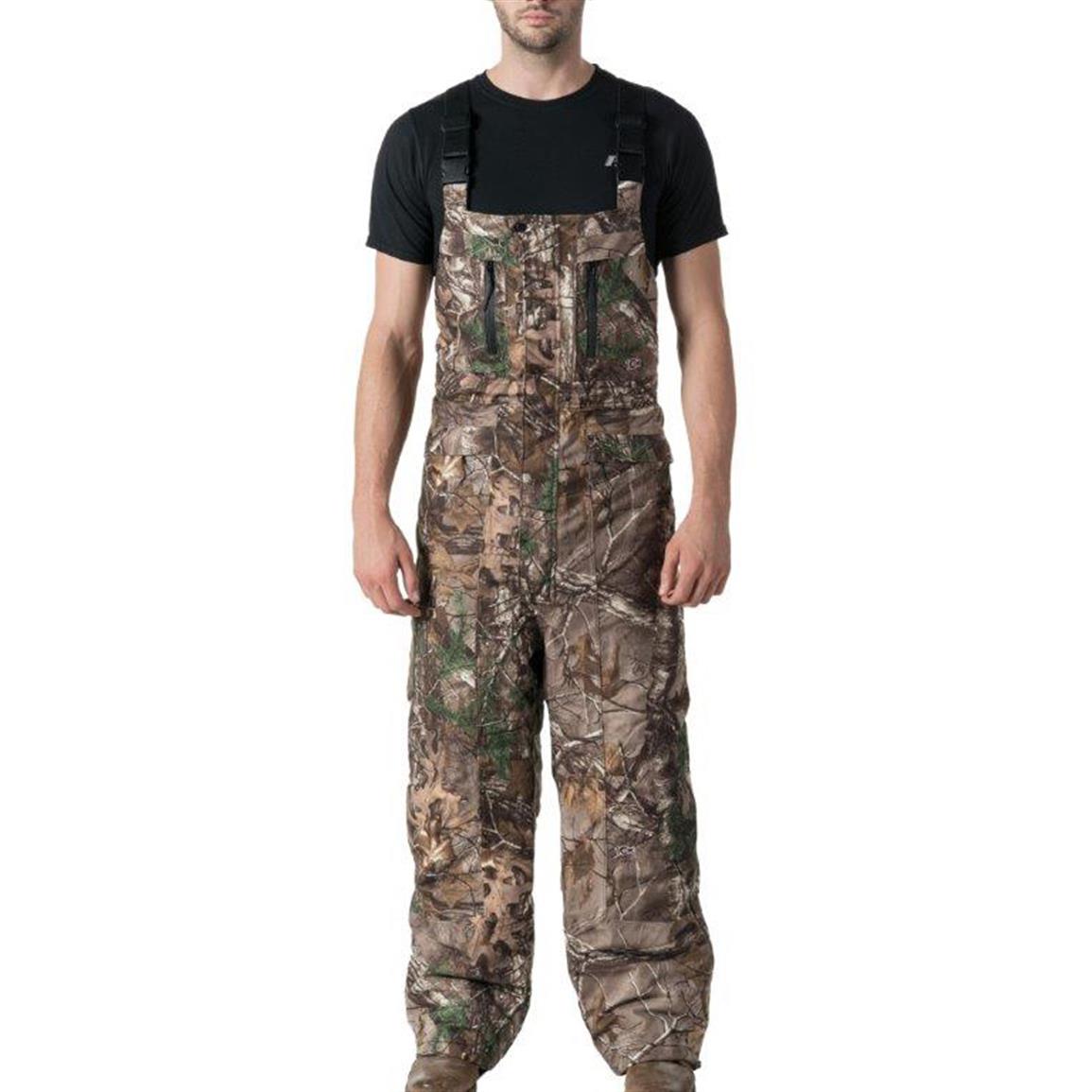 10X Men's WPB Extreme Insulated Bibs - 657488, Camo Overalls ...
