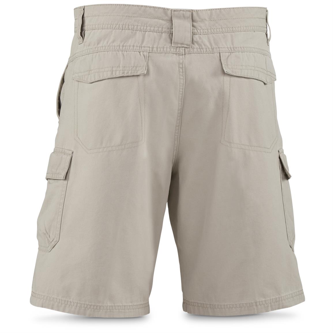 all white cargo shorts