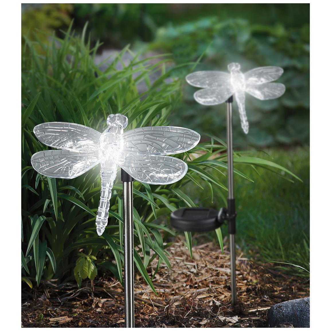 Solar Dragonfly Lights 2 Pack 657957 Solar And Outdoor Lighting At