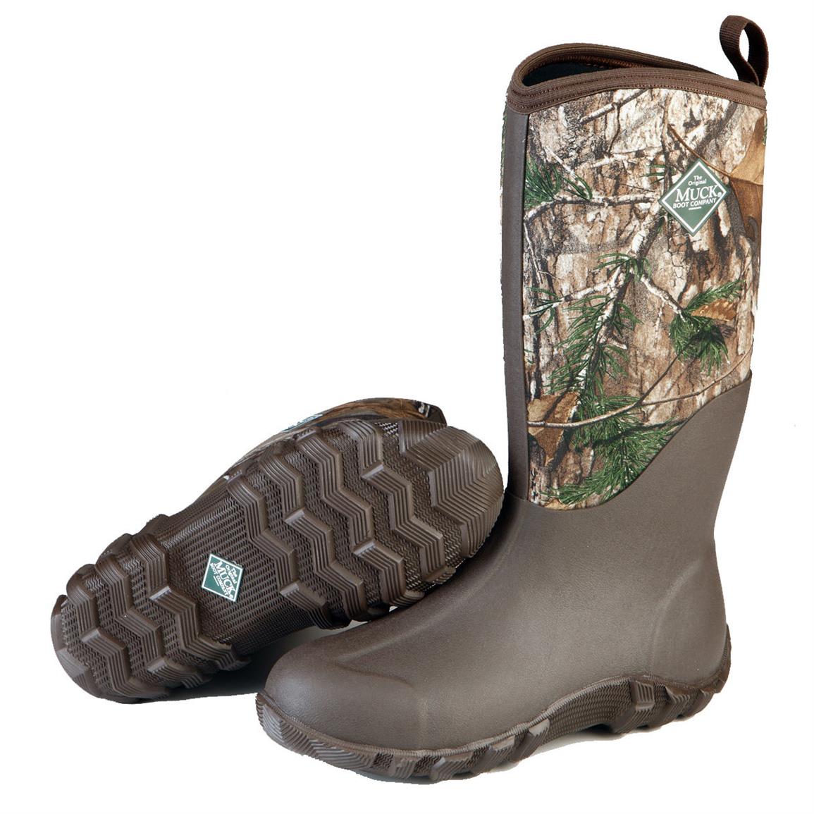 Muck Fieldblazer II Men's Waterproof Camo Rubber Hunting Boots ...