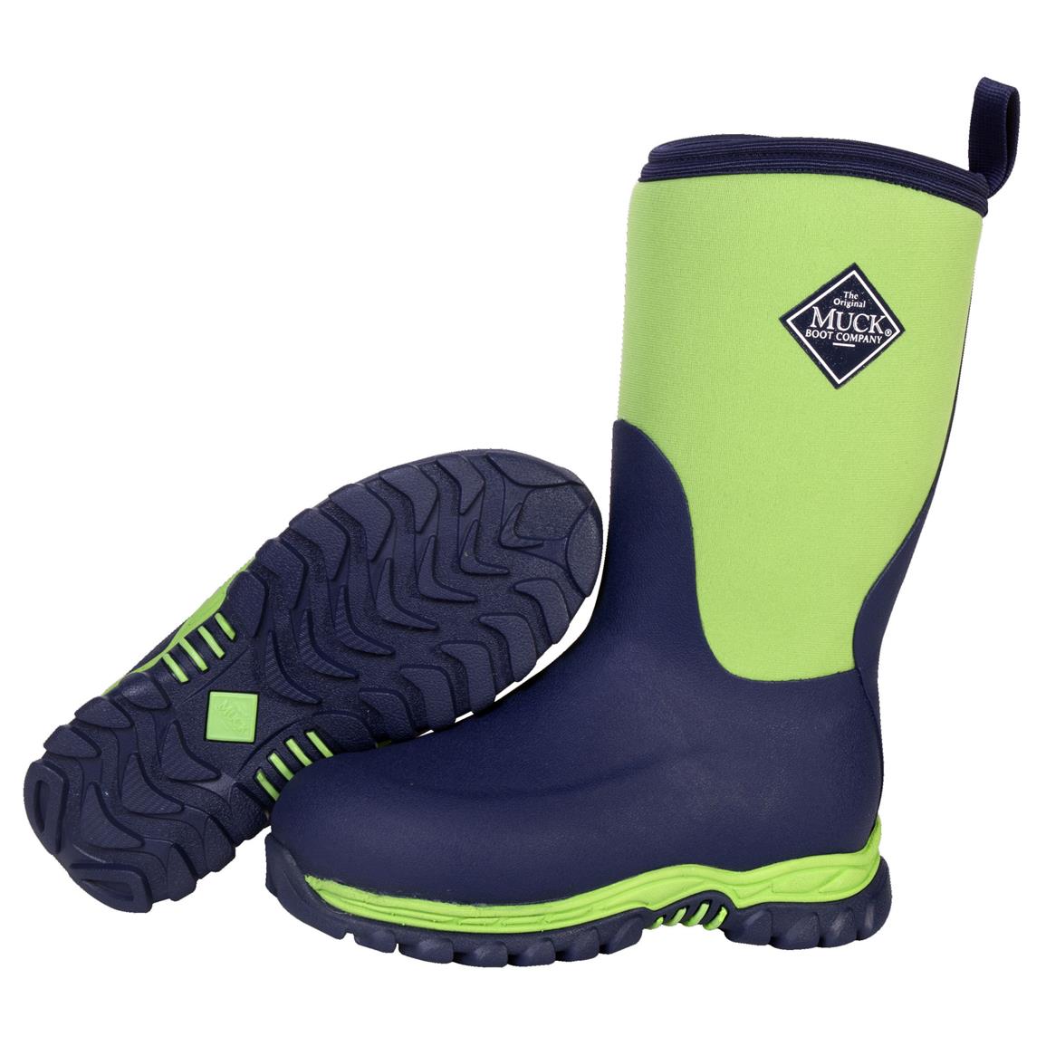 Kids' Muck Rugged II Waterproof Winter Boots - 658172, Rubber & Rain Boots at Sportsman's Guide