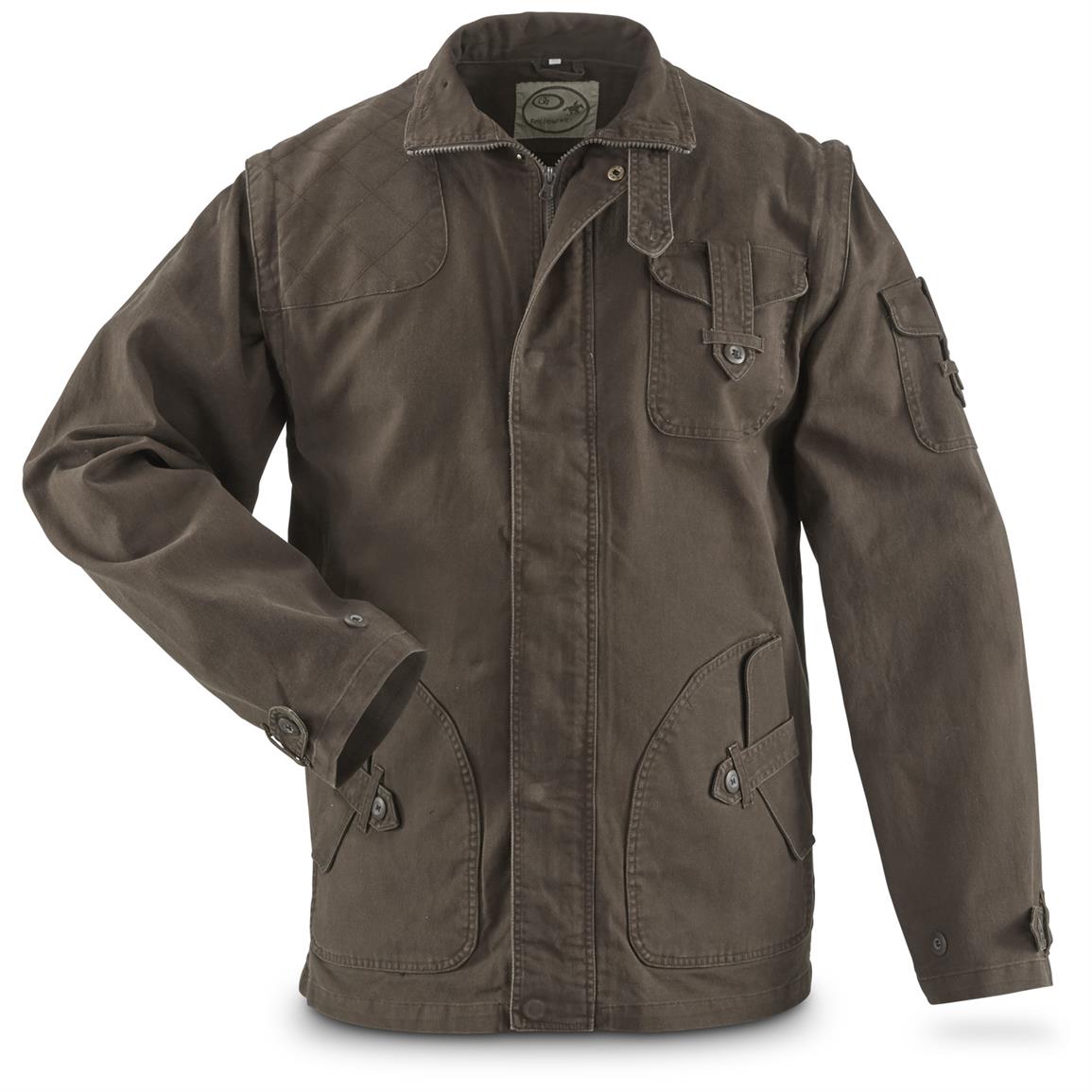 Men's Hunting Jacket with Zip Off Sleeves - 660502, Uninsulated Jackets ...