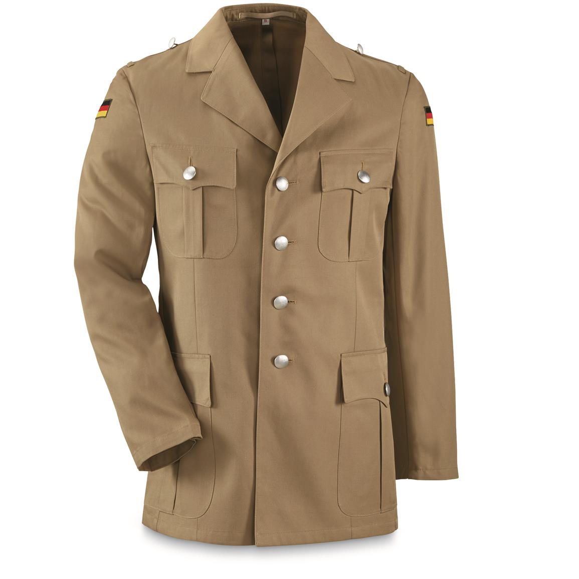 German Military Surplus Slim Fit Tropical Dress Jackets, 2 Pack, Like New