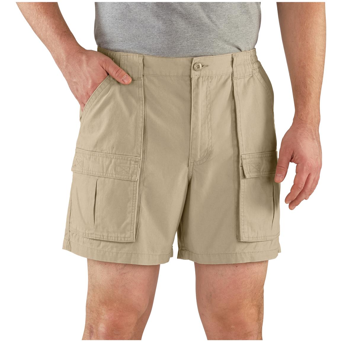 Guide Gear Men's Wakota Shorts, 6" Inseam, Khaki