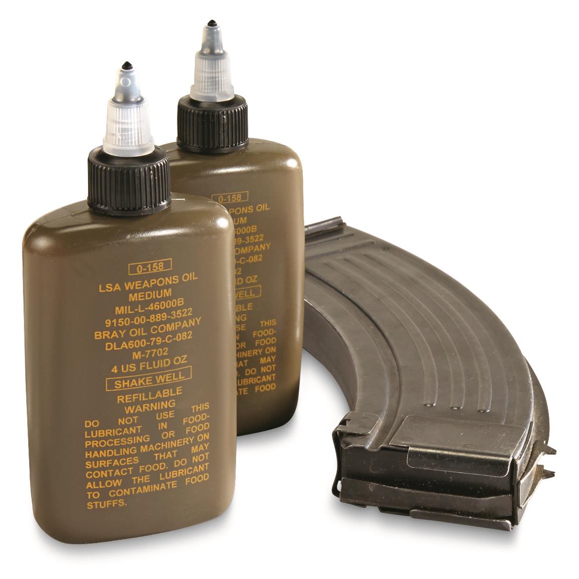 U.S. Military Surplus LSA Weapons Oil, 2 Pack, New | Sportsman's Guide U.S. Military Surplus LSA Weapons Oil, 2 Pack, New | Sportsman's Guide