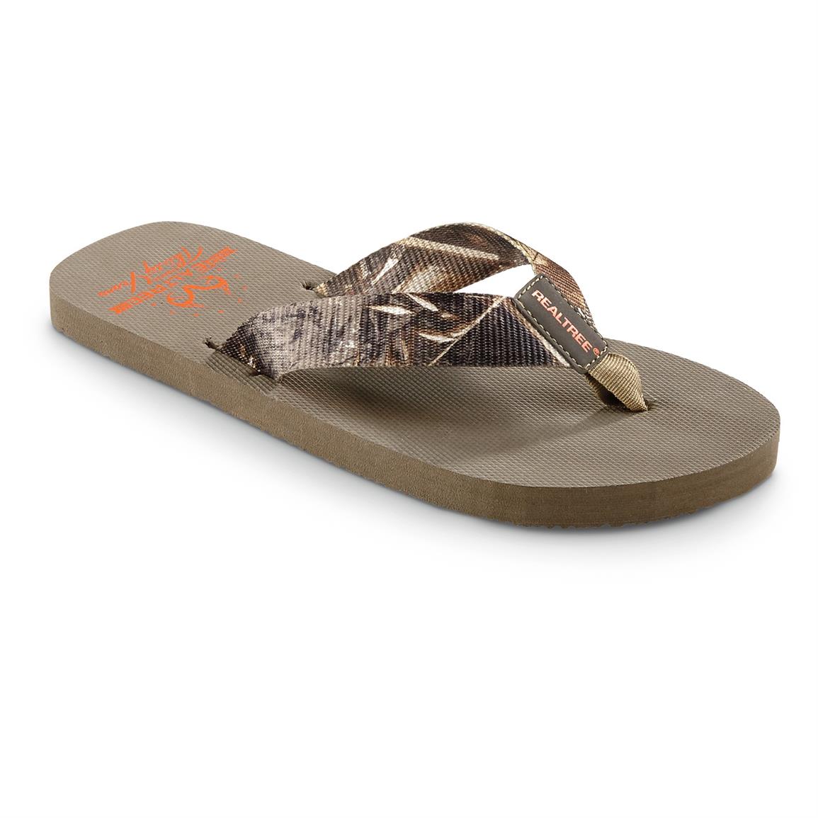 Realtree Men's Tide Water Shoes with BONUS Flip Flops - 660917, Sandals ...
