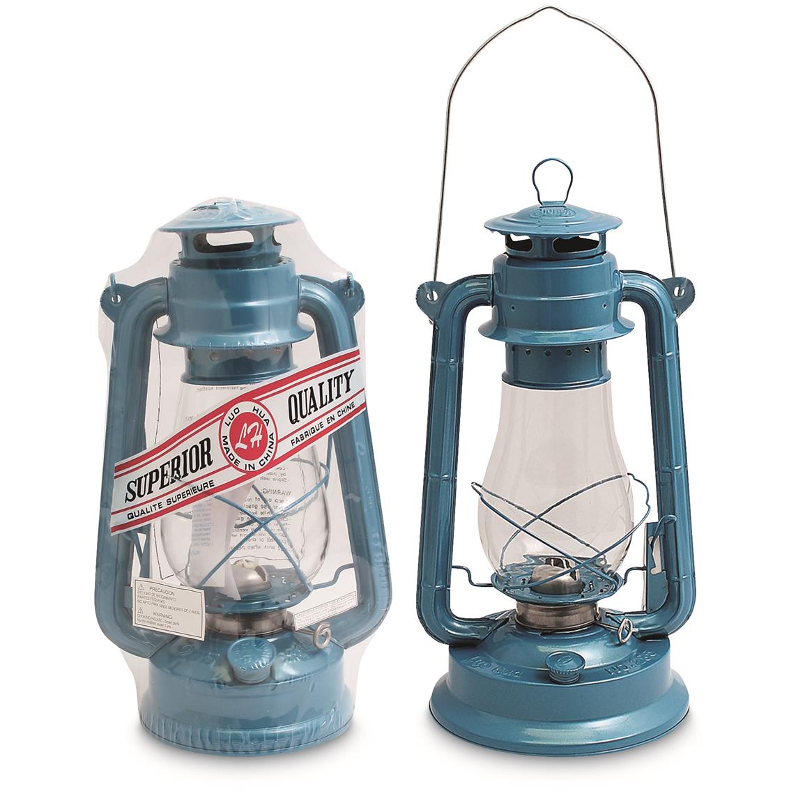 12" Hurricane Lantern, 2 Pack - 661118, Headlamps & Lanterns at