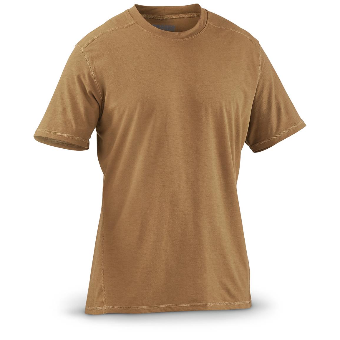 U.S. Military Surplus Aramid Flame-Resistant Short-Sleeve T-Shirt, New - 661372, Military T 