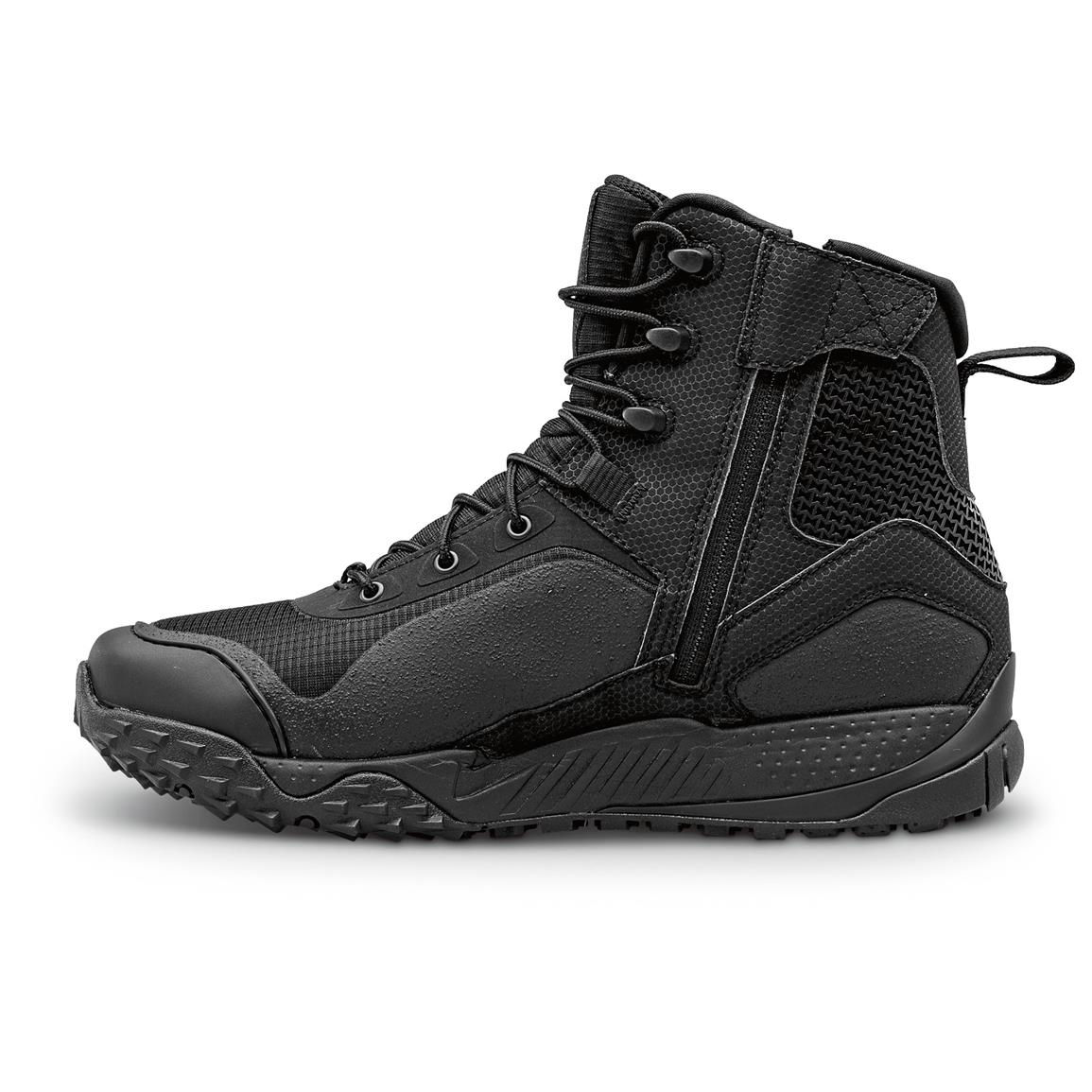 Cheap under armour black tactical boots 