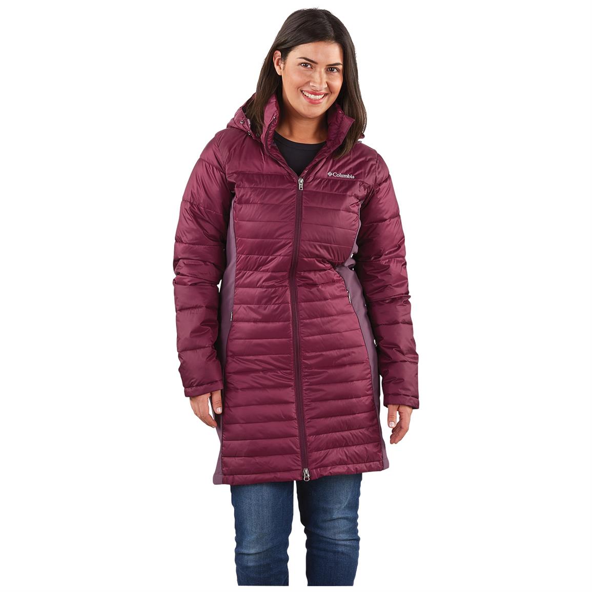 columbia plus size powder pillow quilted jacket