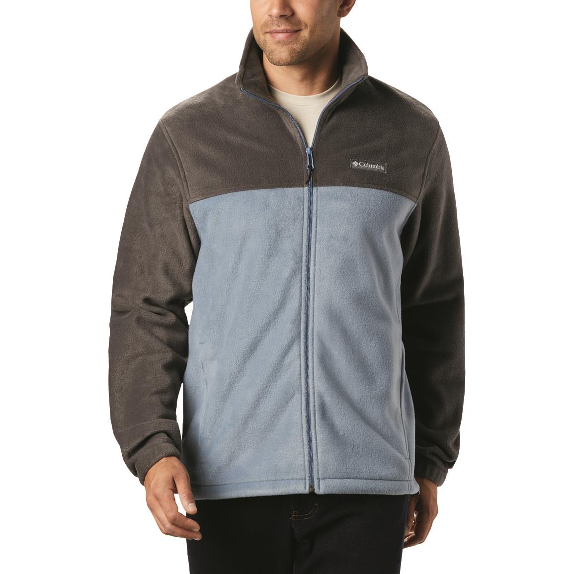 Columbia Steens Mountain Quarter Zip Fleece Jacket Mens Adult Sports 162019 