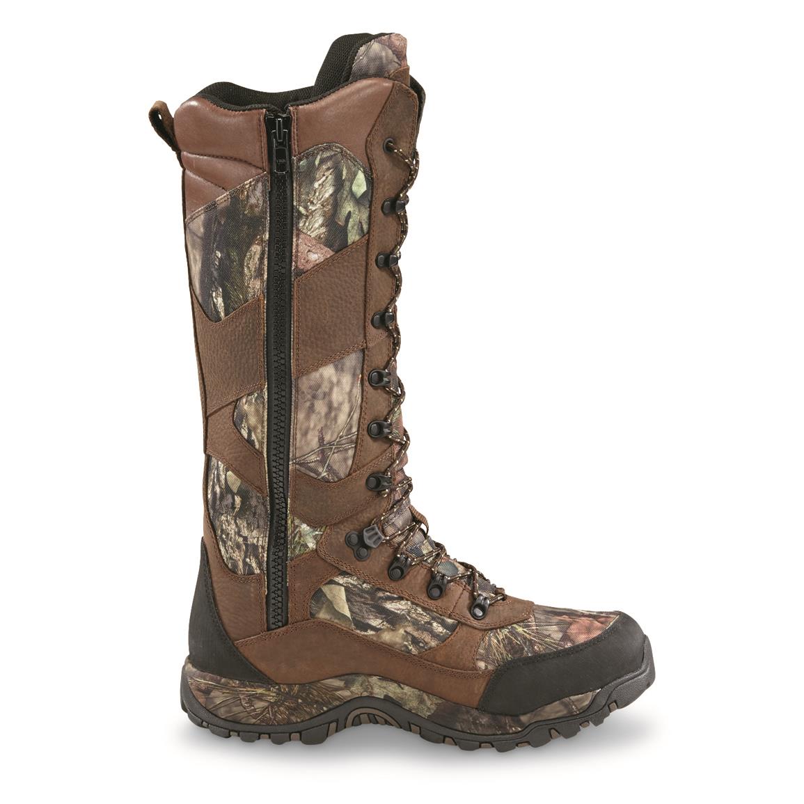 Guide Gear Men’s Pursuit II Camo 16” Snake Boots, Mossy Oak Break-Up ...