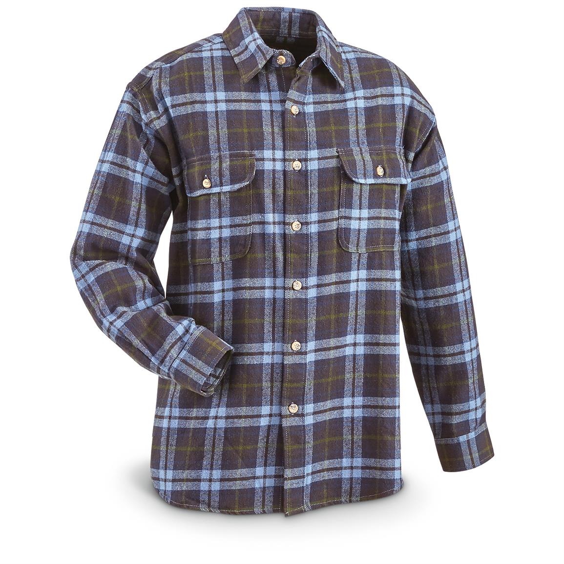 Moose Creek Men's Brawny Plaid Flannel Shirt - 665576, Shirts at ...