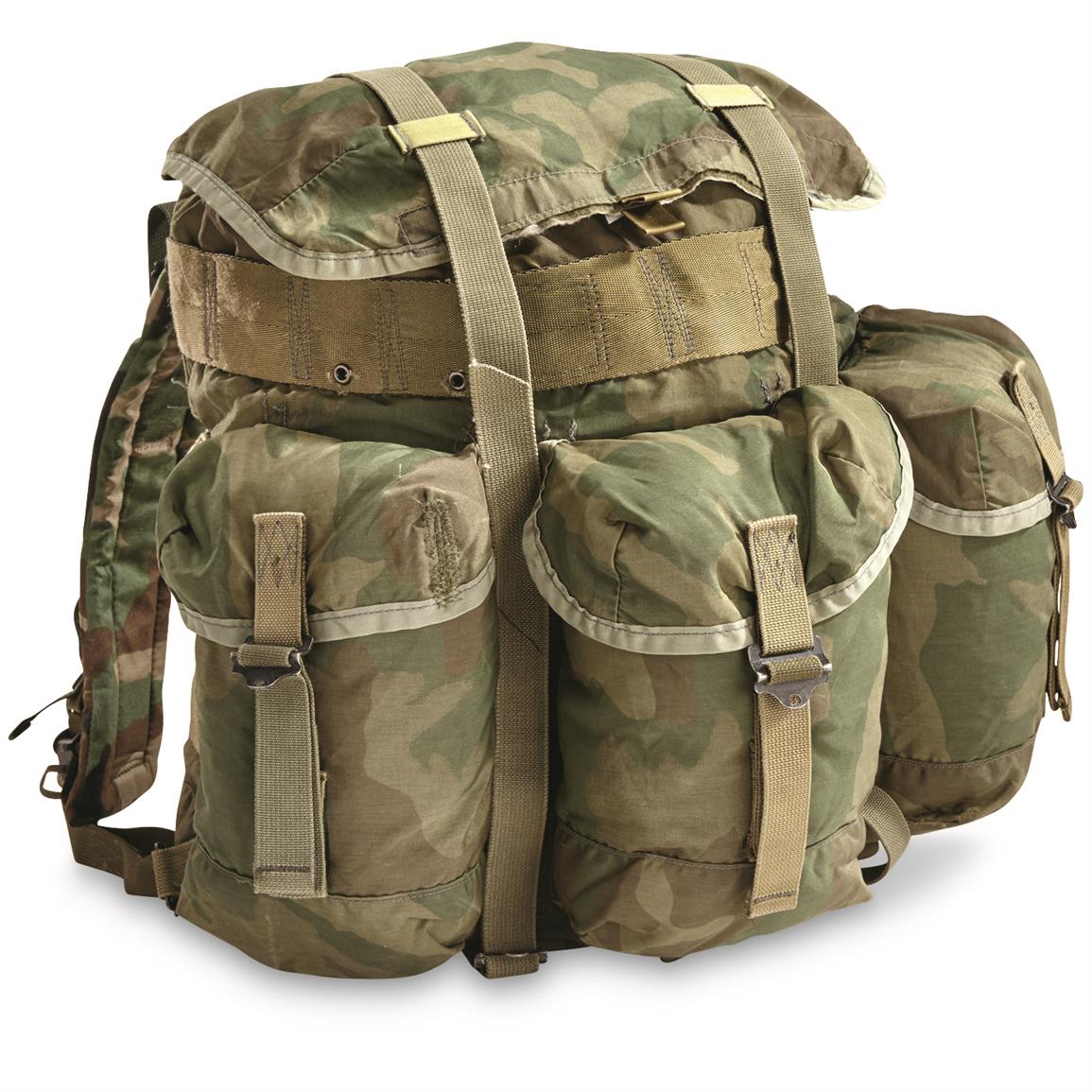 U.S. Military Surplus Medium ALICE Pack, Used - 665591, Rucksacks ...