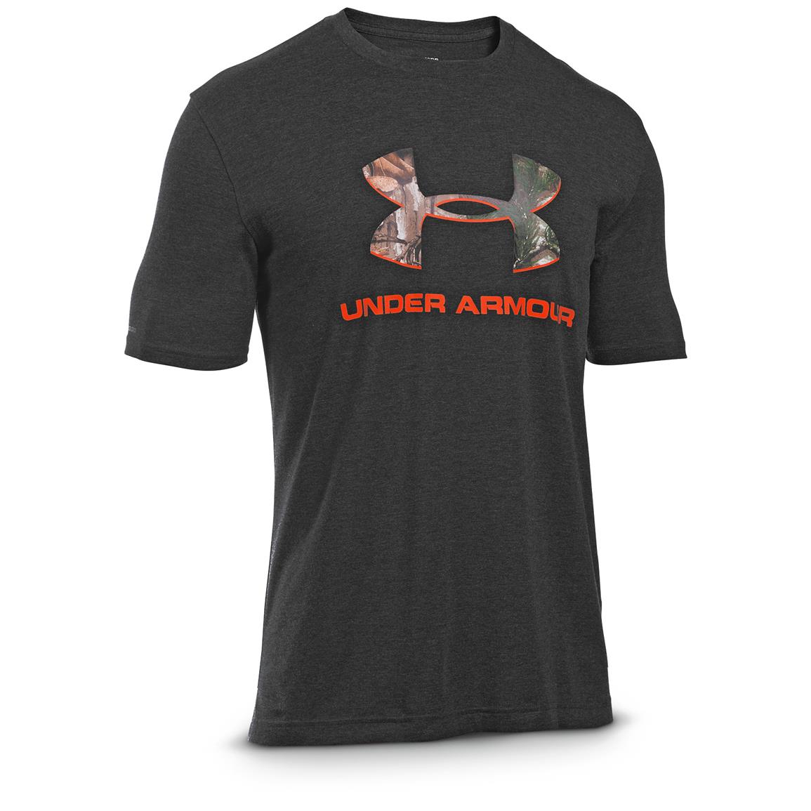 Under Armour Men's Camo Fill Logo Short Sleeve T-Shirt - 666056, T ...