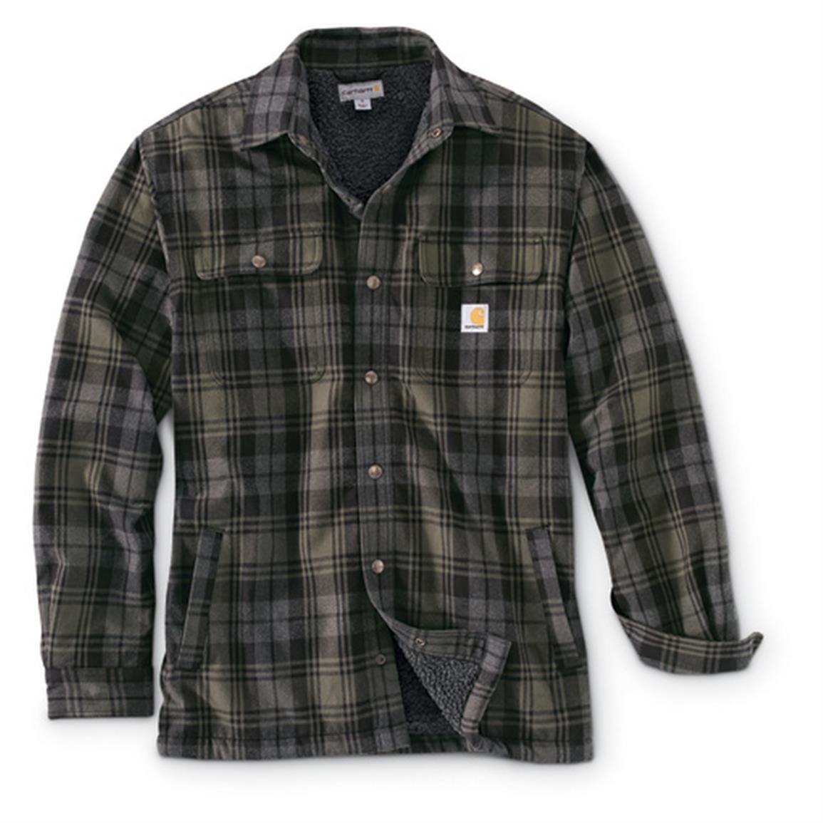 carhart lined shirt