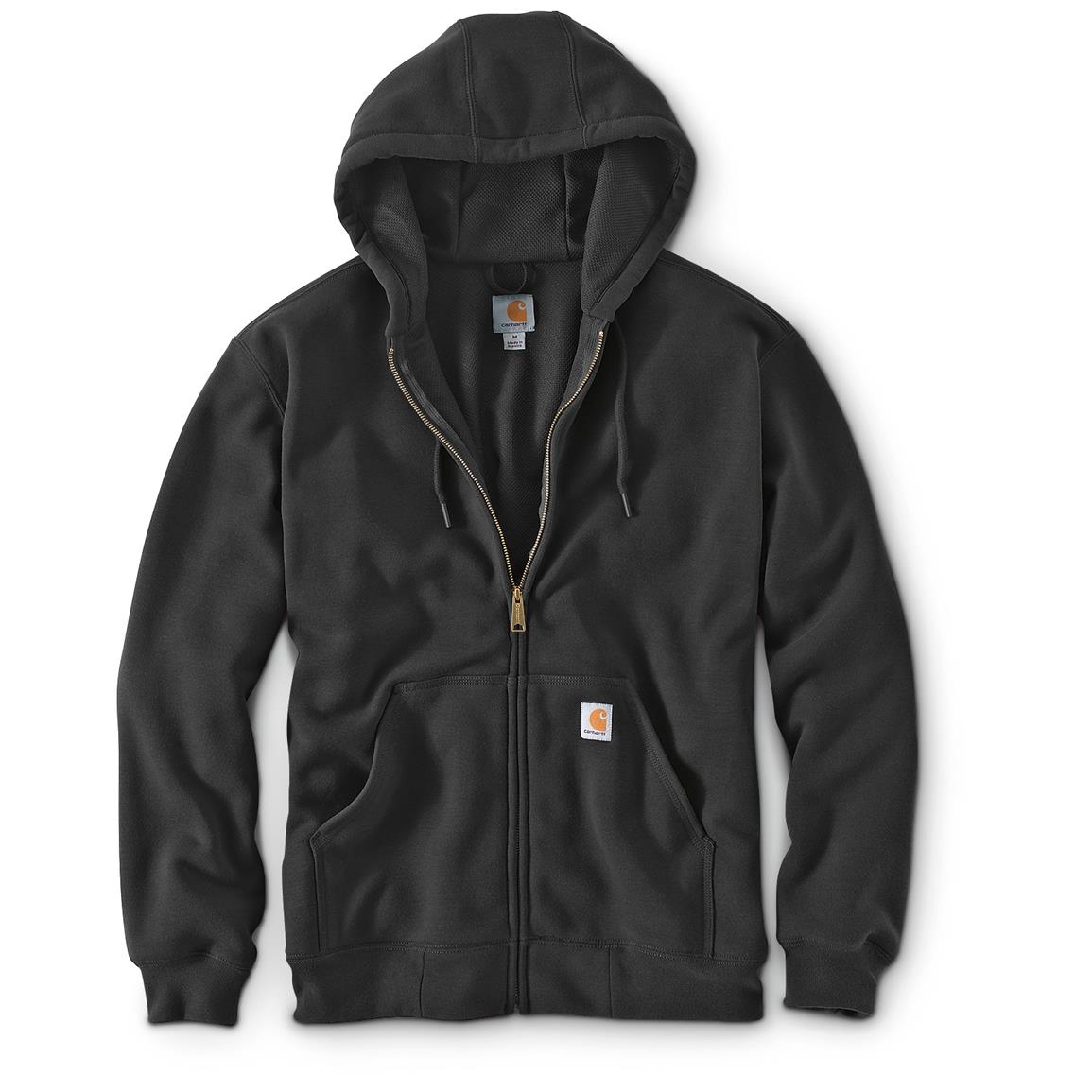 Carhartt Men's Rutland Thermal-Lined Hooded Zip-Front Sweatshirt ...