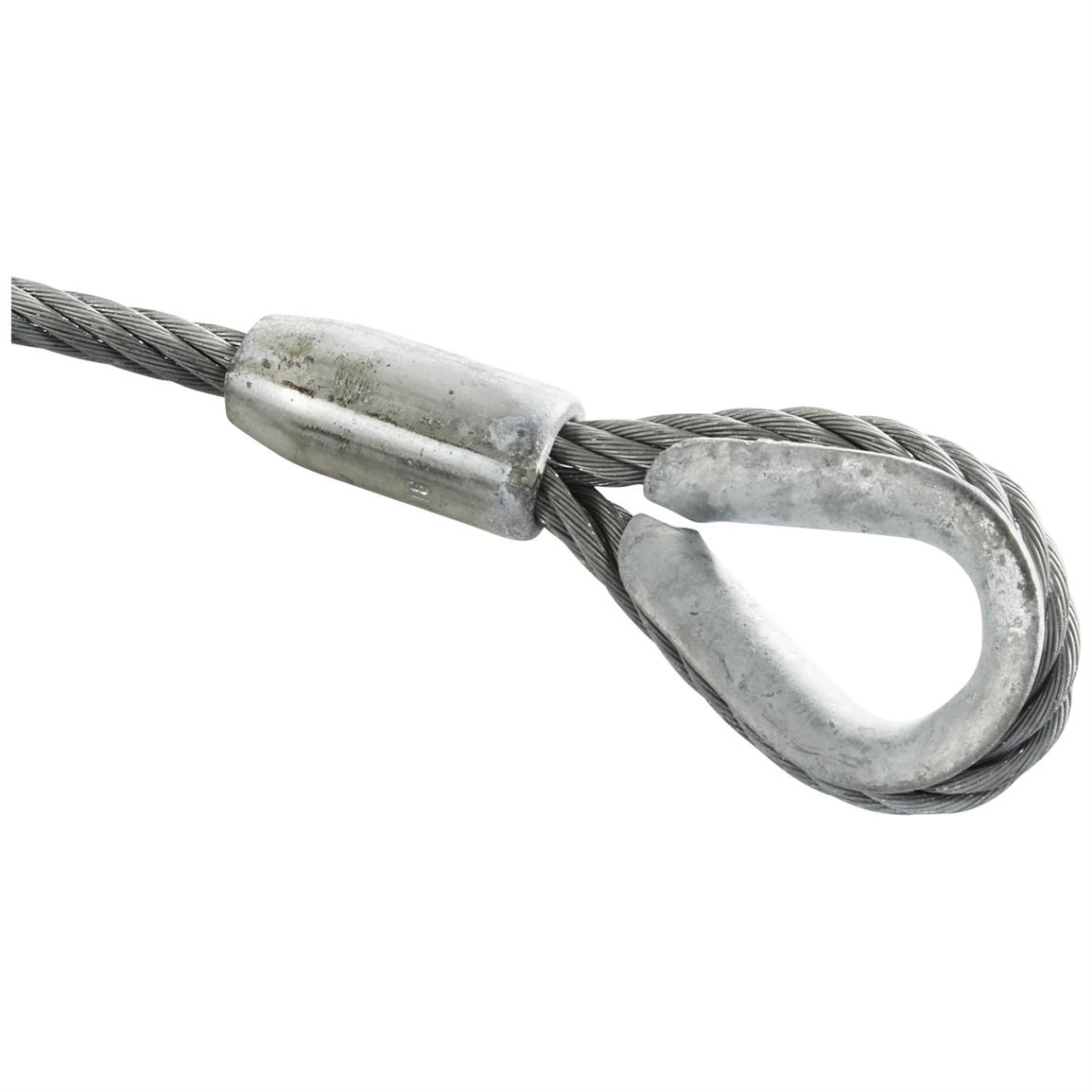 U.S. Military Surplus 75' Winch Cable, New 666857, Military Straps & Chains at Sportsman's Guide