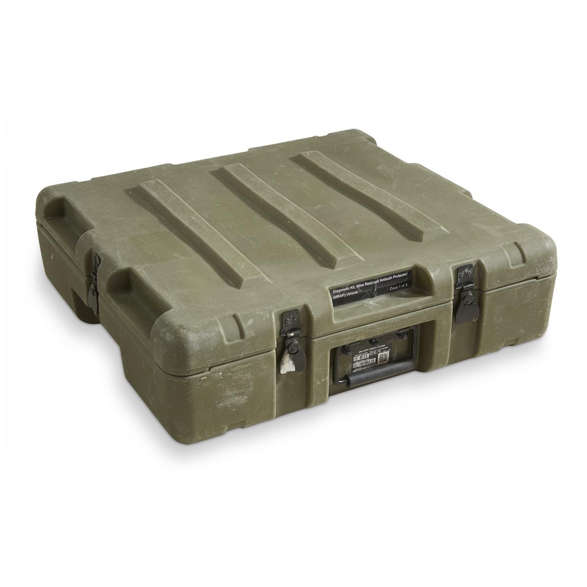 U.S. Military Surplus Storage Case, Used 666869, Storage Containers