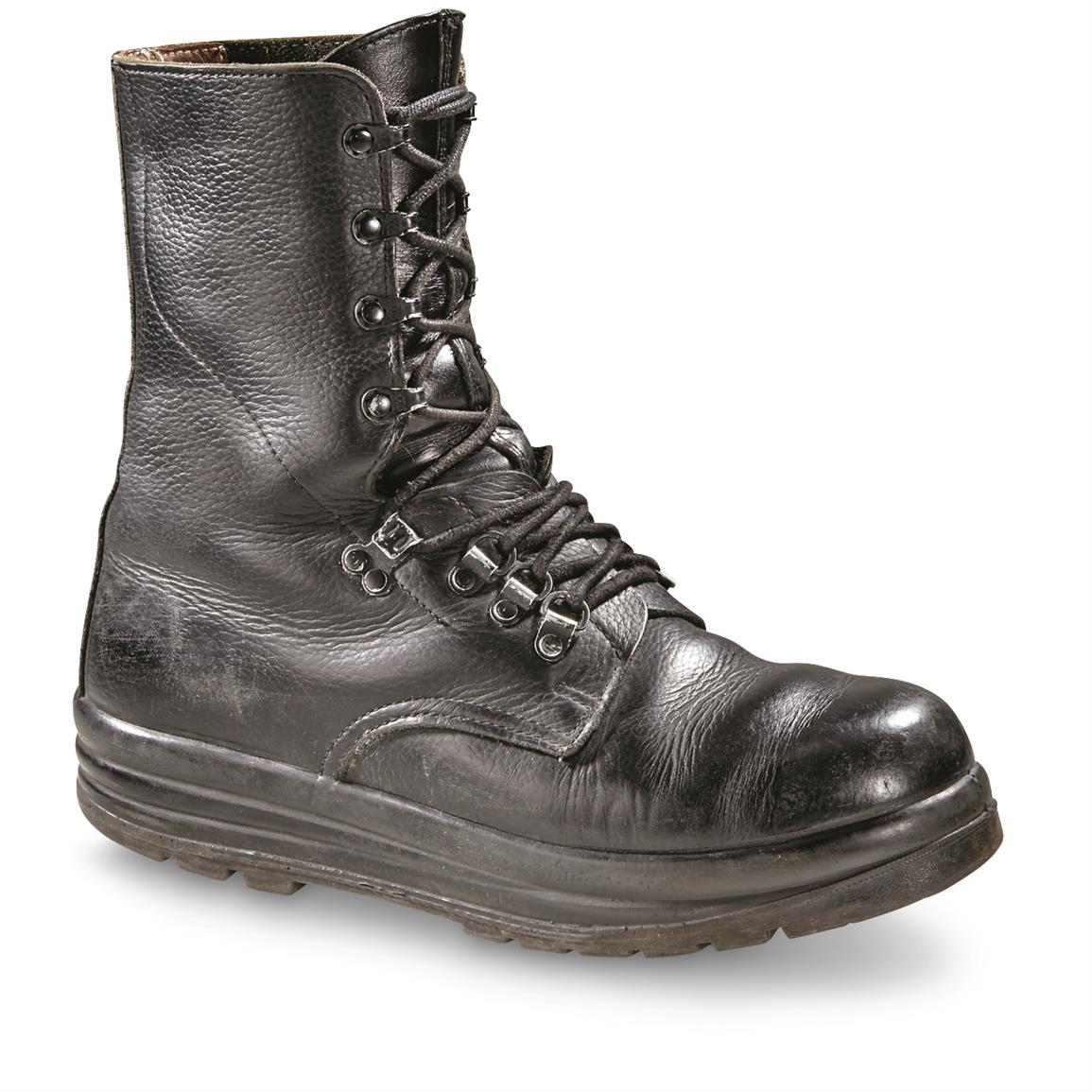 Swiss Military Surplus Waterproof Leather Combat Boots