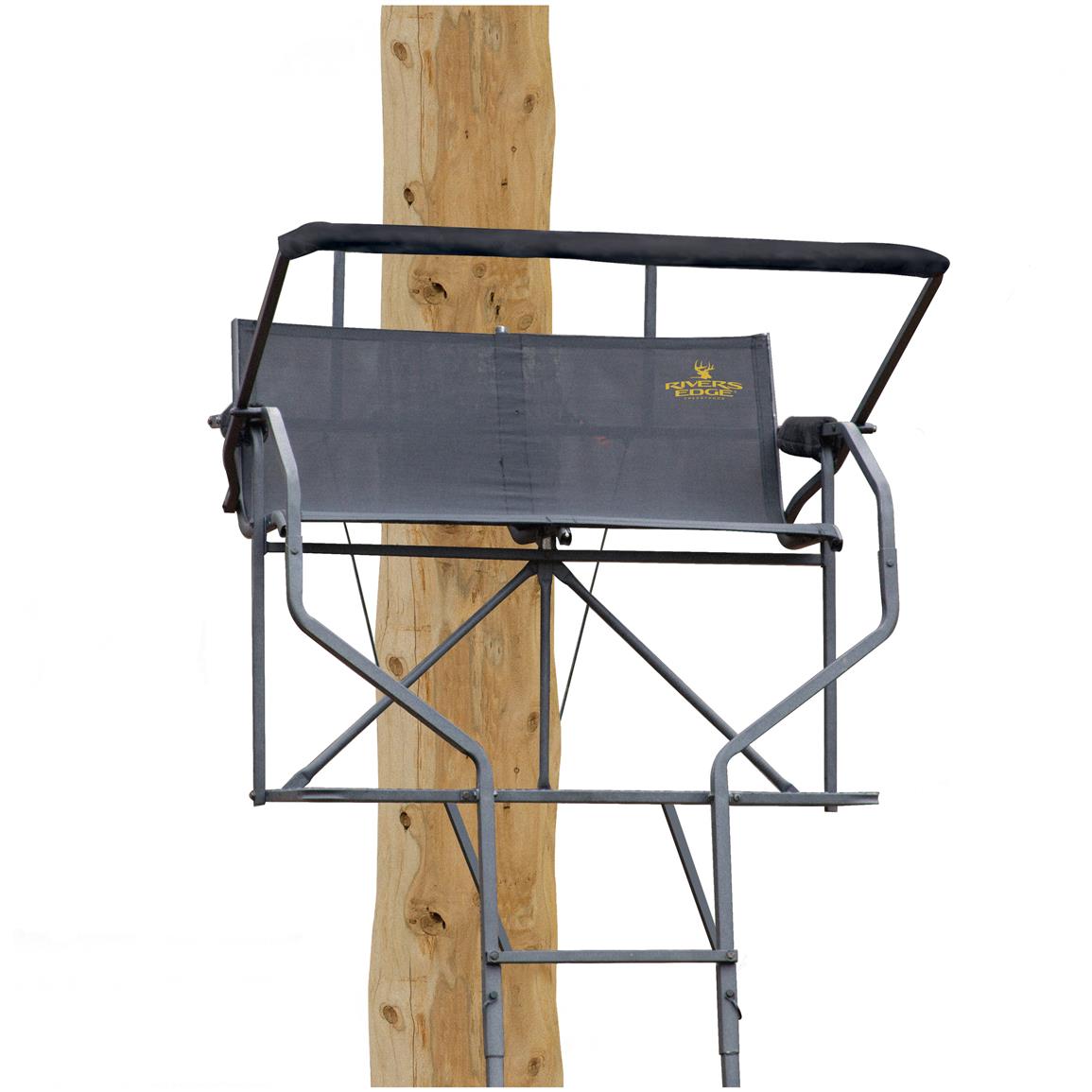 Tree Stands, Blinds & Accessories Rivers Edge RE634 Relax 2 Man Ladder