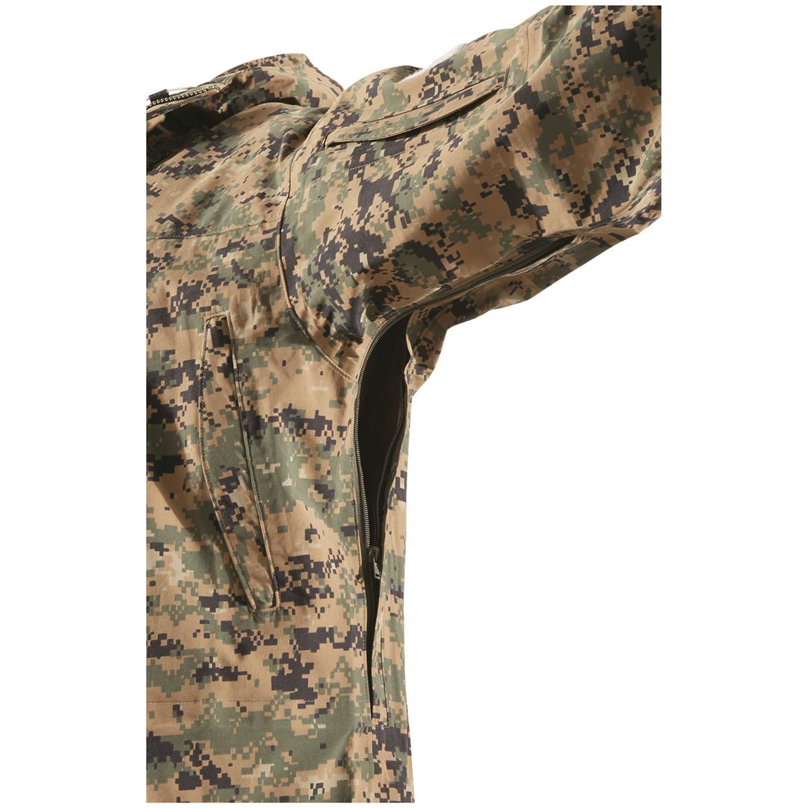 Us Military Surplus Usmc Marpat Ecw Hooded Gore Tex Jacket New