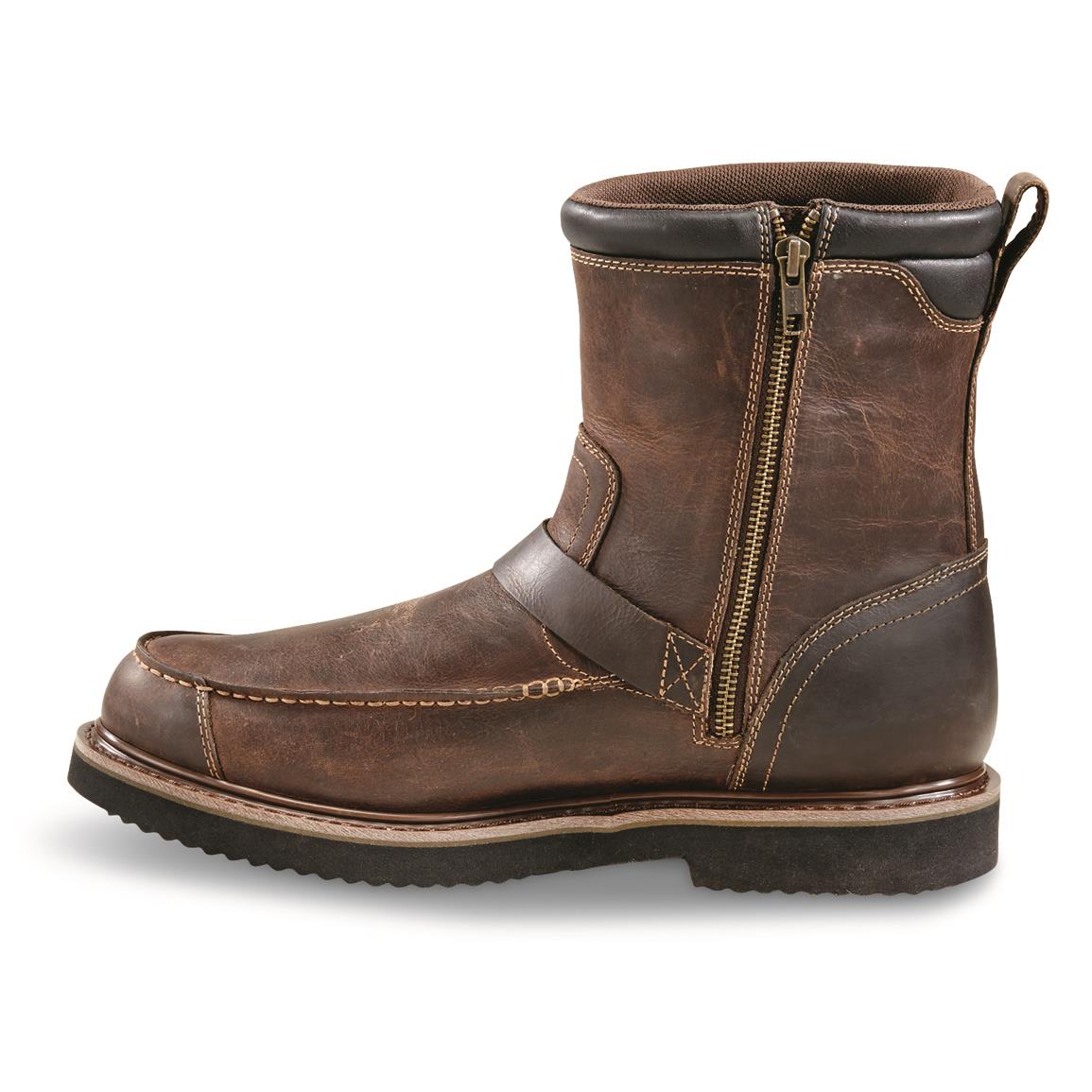hunting boots with zipper