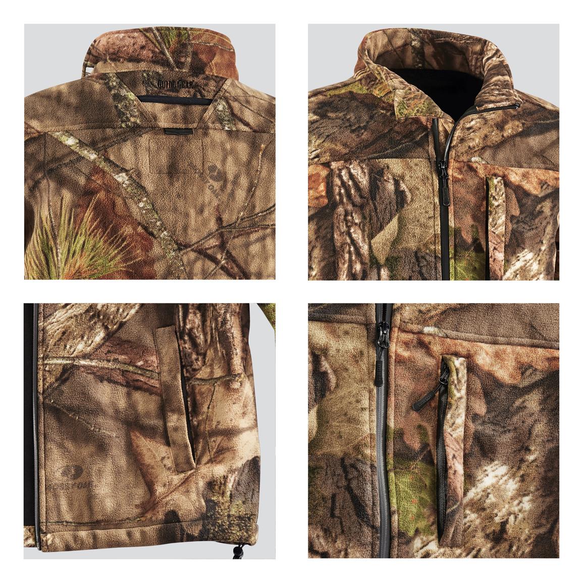 Guide Gear Men's Whist Full Zip Hunting Jacket with W3 Fleece 668659