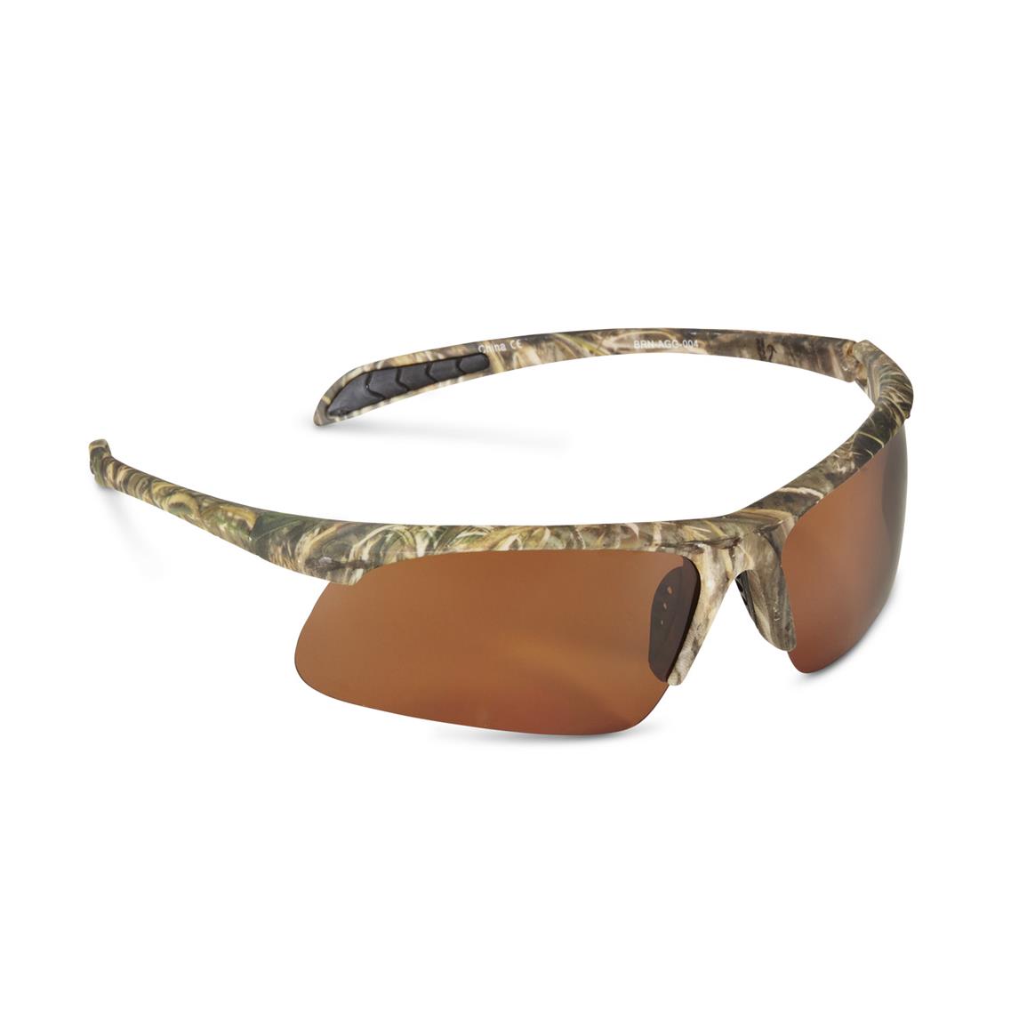 Absolute Eyewear Solutions 5944 Browning Aggressor Max 5 Camo Amber Lens Sunglasses (848170034544)