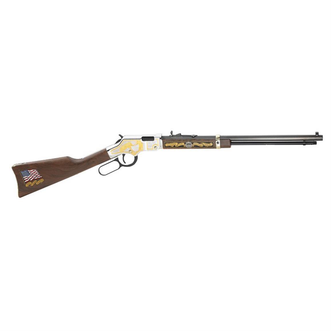 Henry Golden Boy Military Service Tribute 2nd Edition, Lever Action, .22LR, Rimfire, 16 Rounds