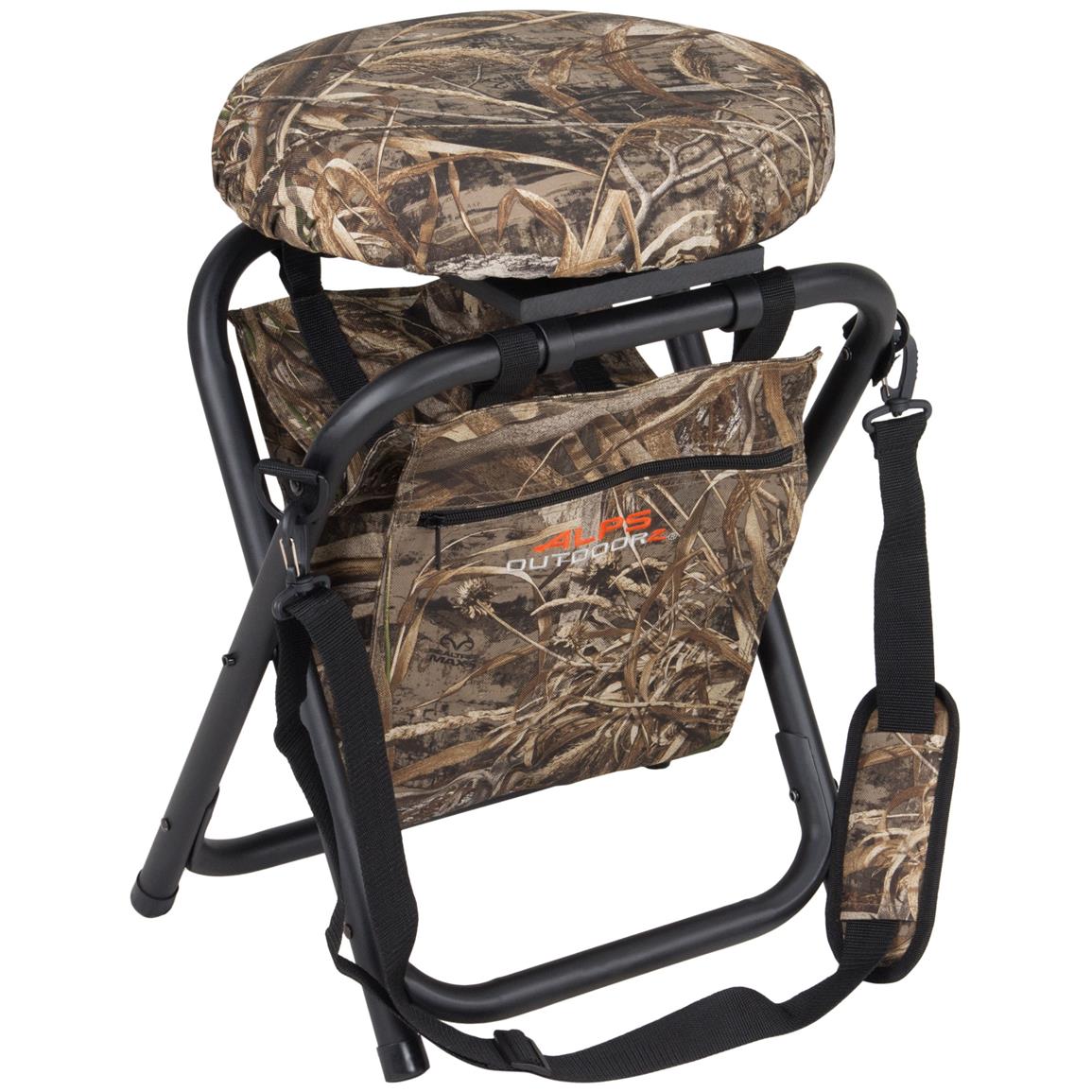 Guide Gear Magnum Turkey Chair Padded Armrests Mossy Oak NWTF Obsession Camo New 