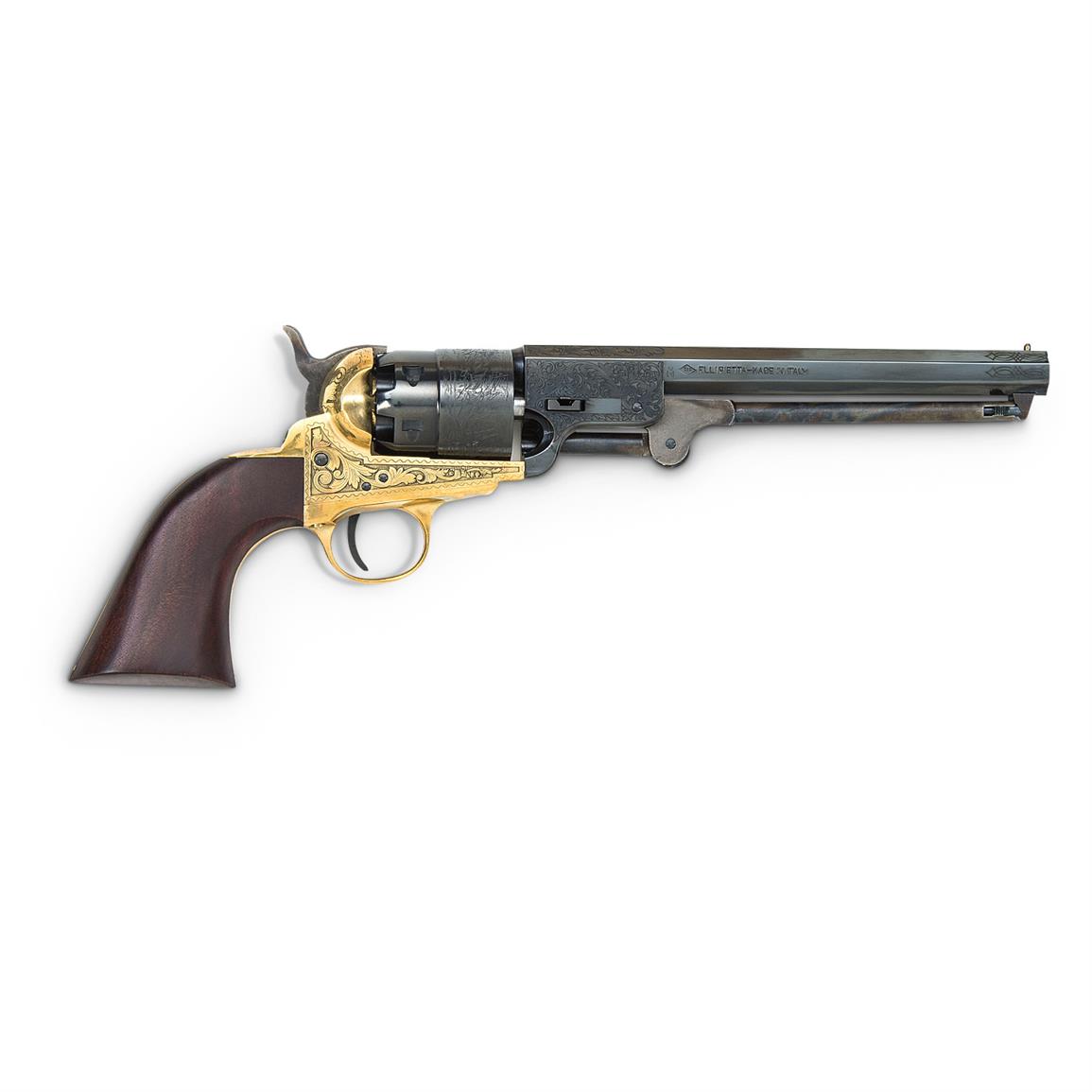 Traditions 1851 Navy Engraved, .44 Caliber, Black Powder Revolver