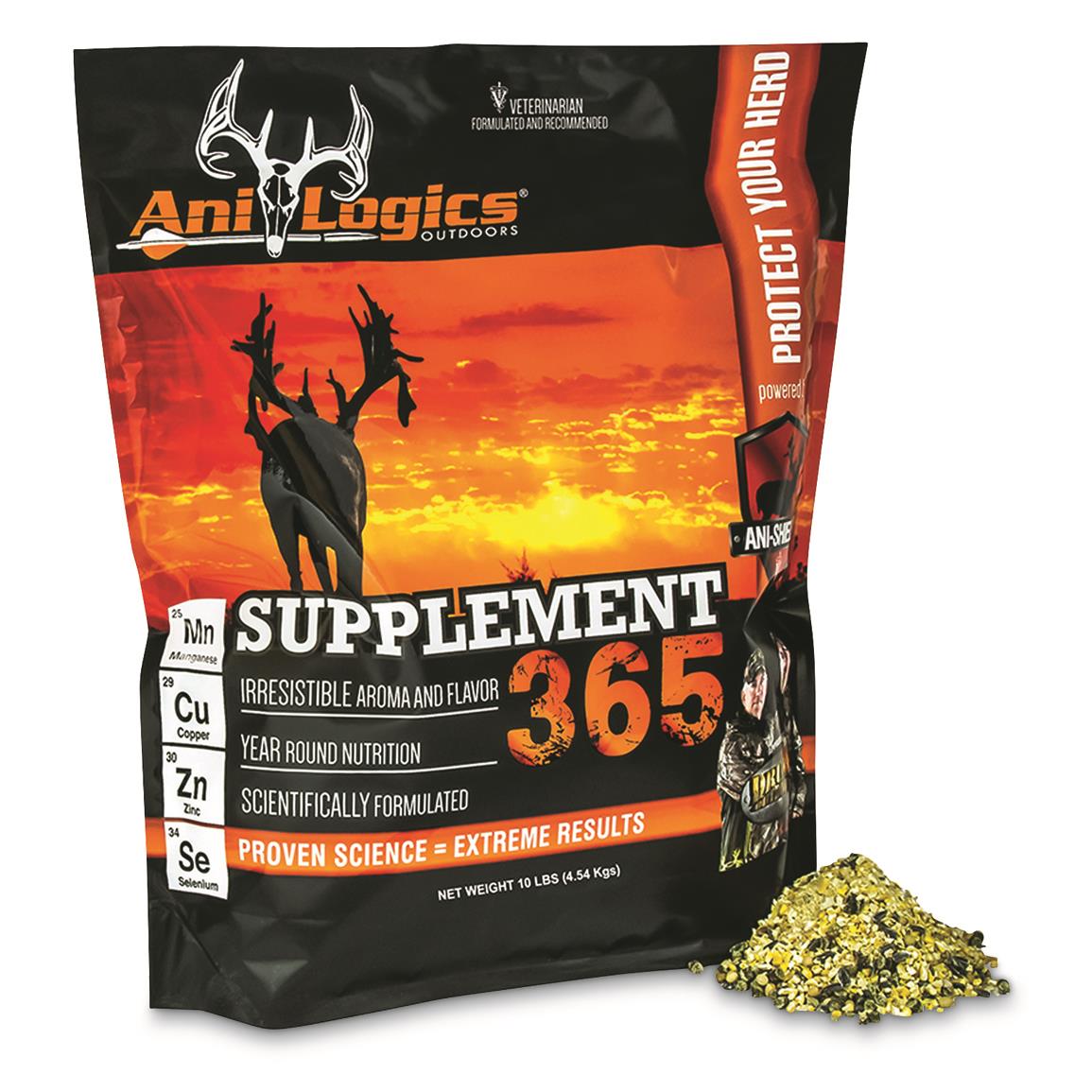 Ani-logics Supplement 365, 10 lbs. - 670479, Mineral Attractants & Feed ...