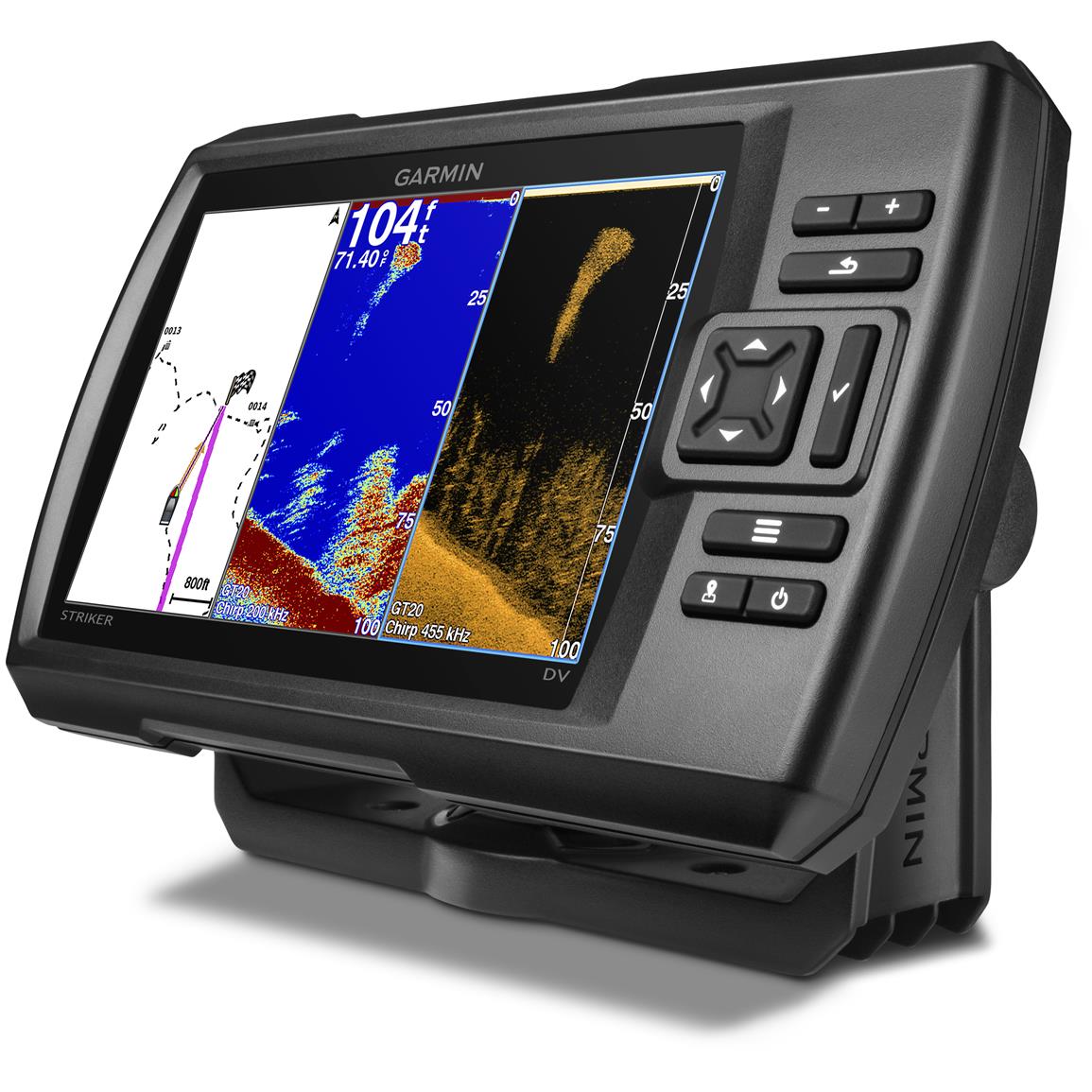 Garmin STRIKER 7dv CHIRP Fishfinder With GPS And DownVu Scanning Sonar 